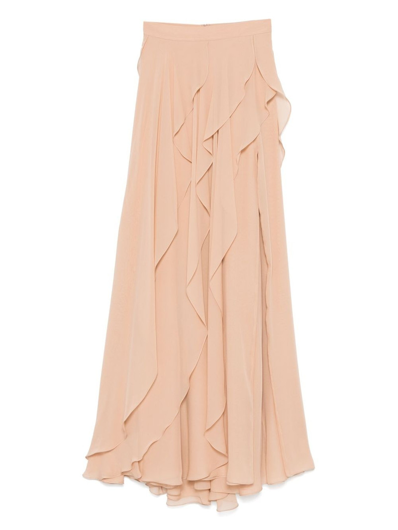 silk midi skirt 1