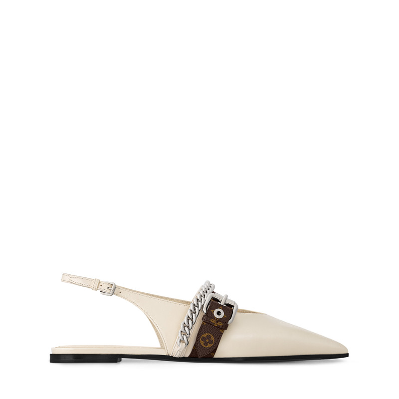 LV Vibe Slingback Flat Ballerina 2