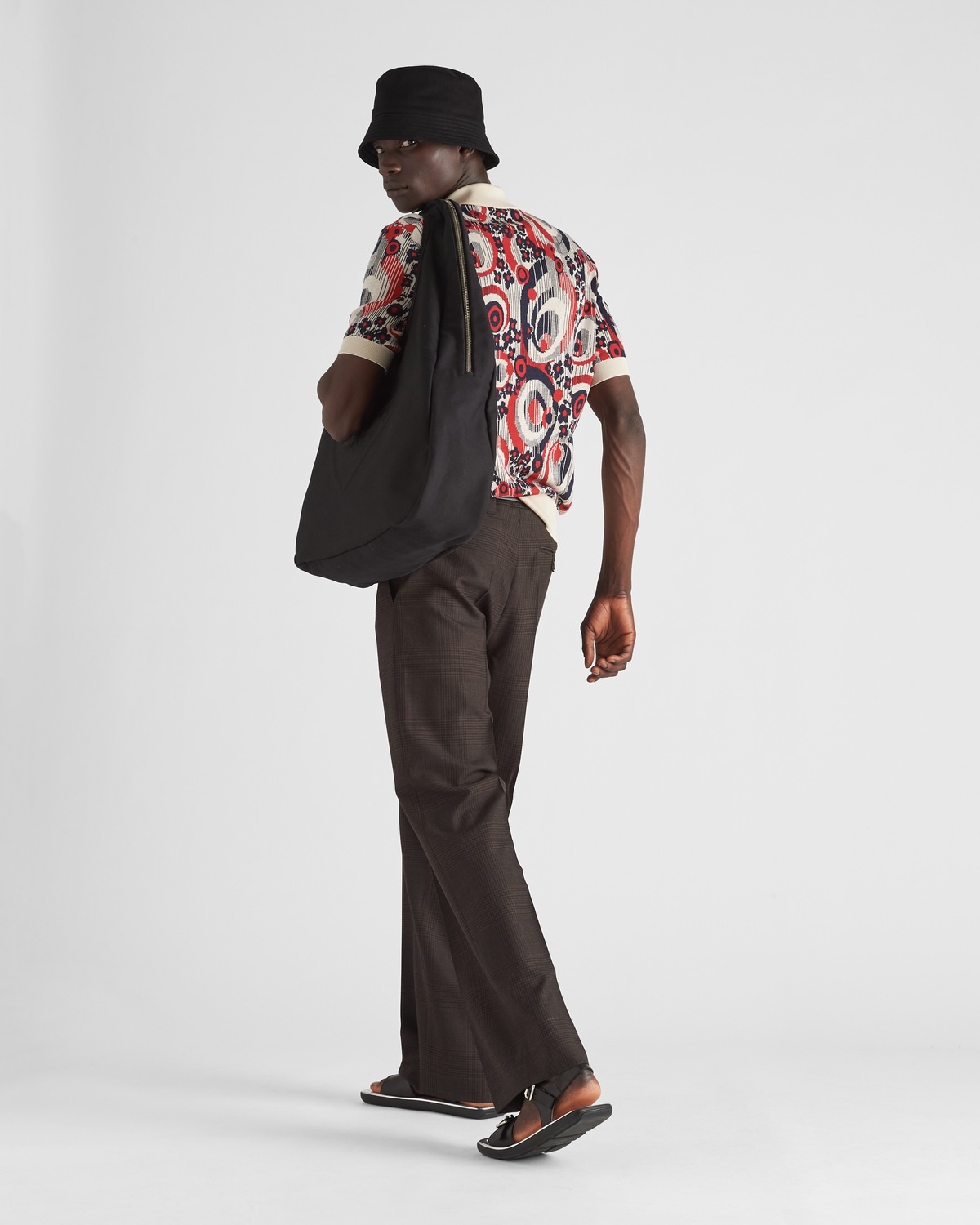 Cotton and silk polo shirt - 5