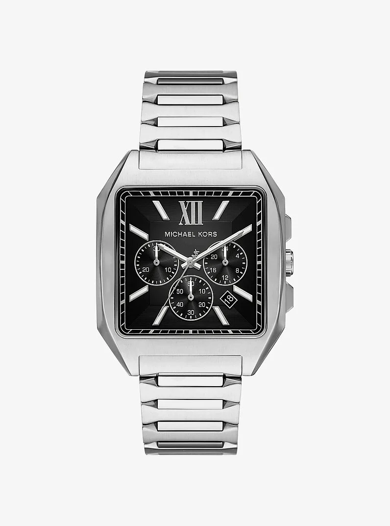 Hayes Oversized Silver-Tone Sport Watch - 1