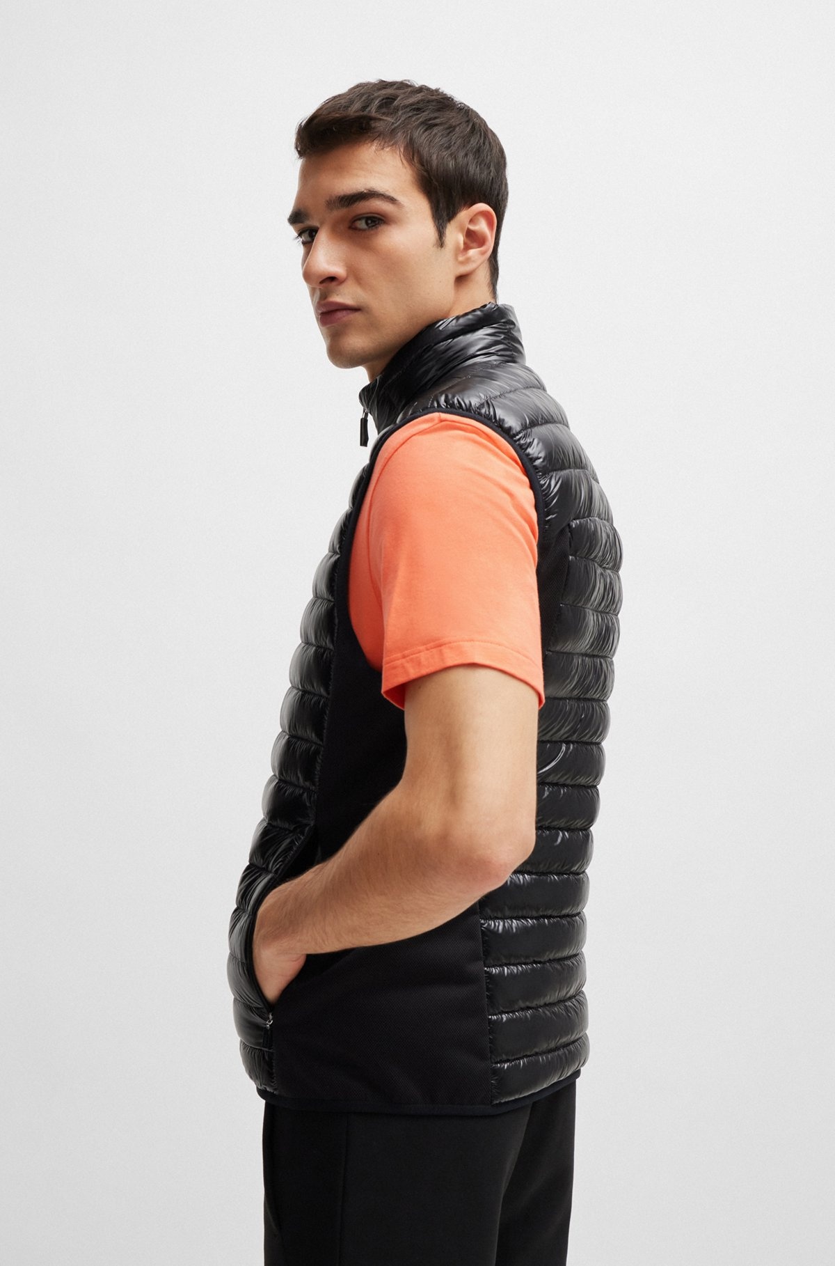 LIGHTWEIGHT WATER-REPELLENT GILET WITH DOWN FILLING - 6