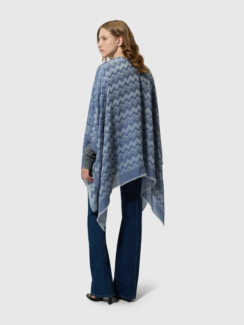 Viscose and modal-blend cape 3
