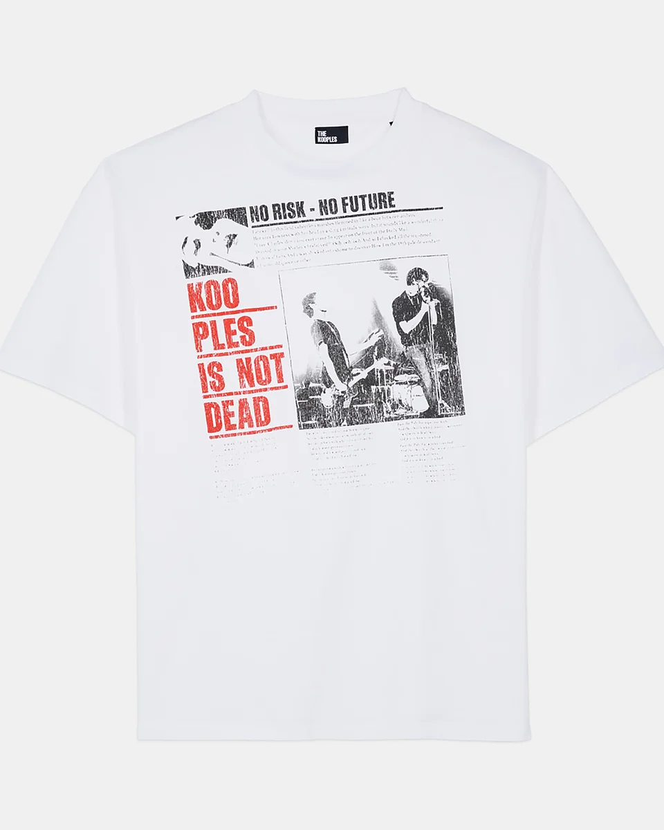 ECRU SERIGRAPHY T-SHIRT - 1