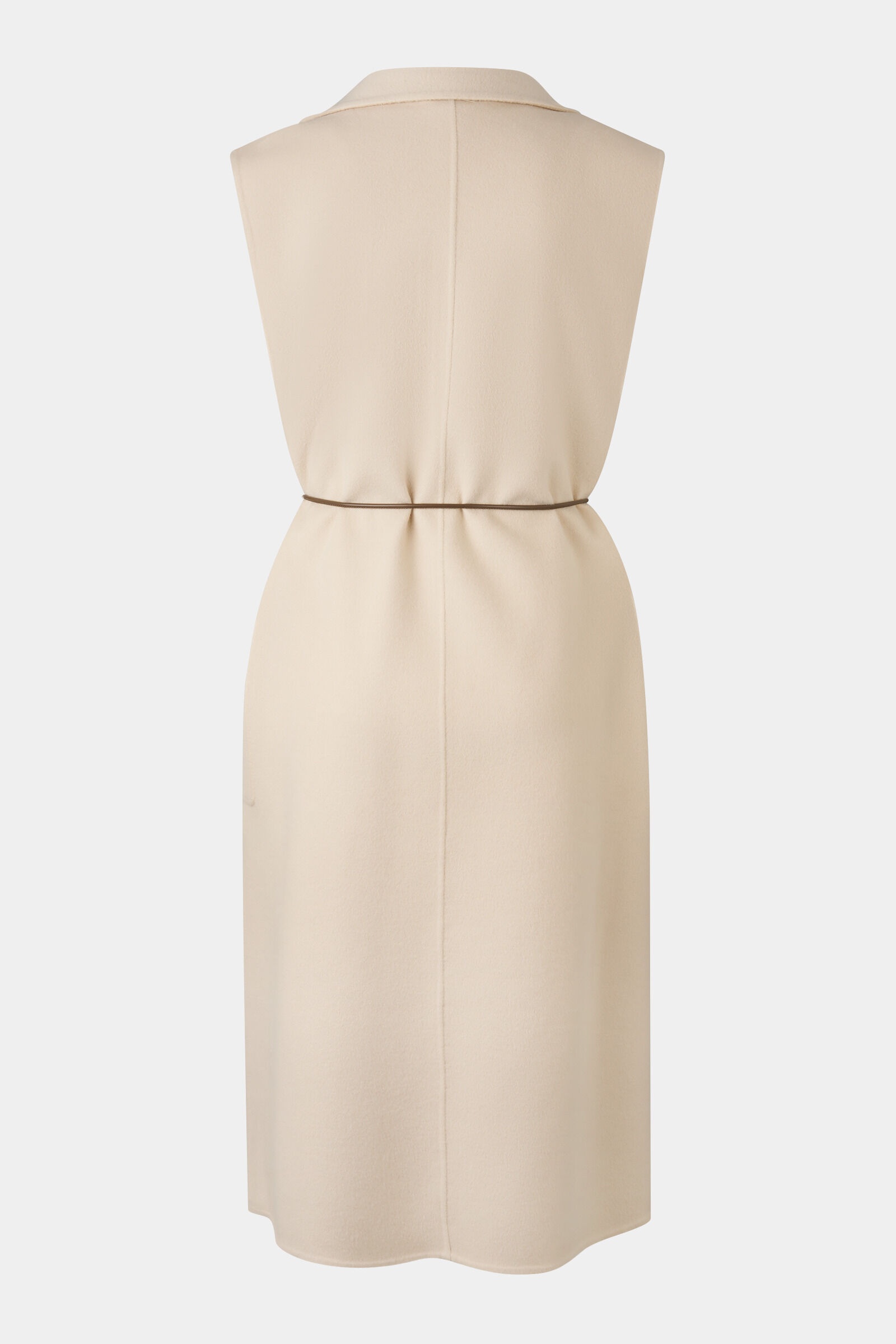 Double-face wool vest Megan in Cream - 8