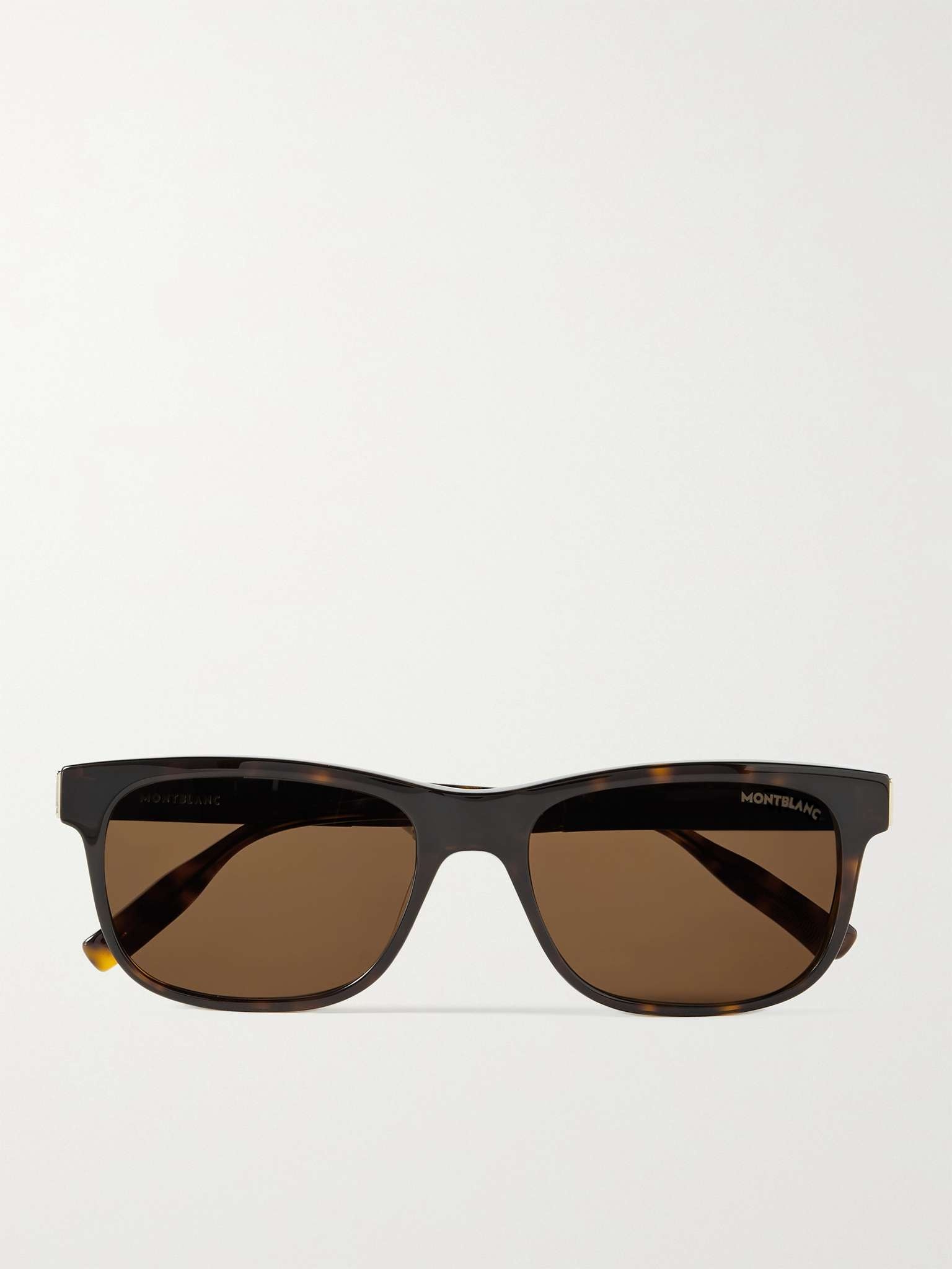 D-Frame Tortoiseshell Acetate Sunglasses - 1