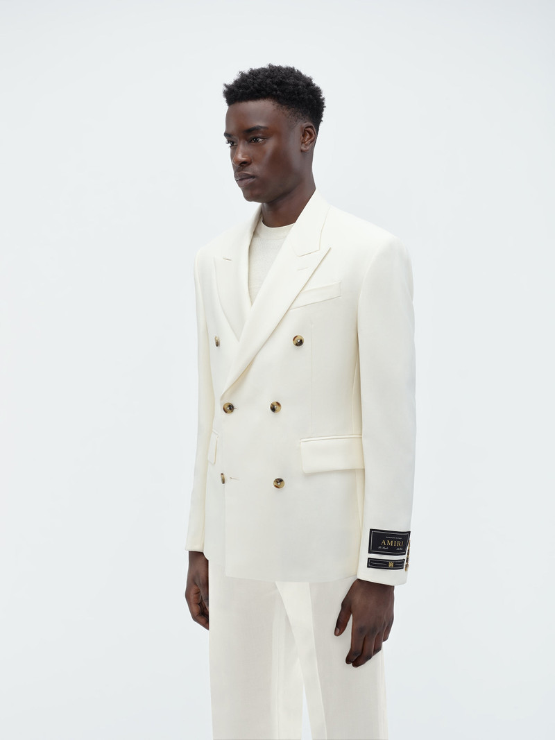 DOUBLE BREAST BLAZER-ALABASTER 23