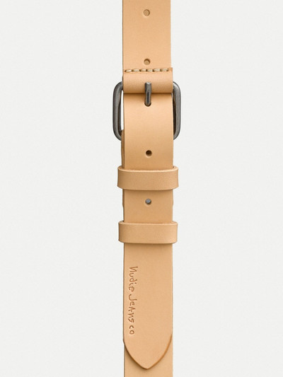 Nudie Jeans Pedersson Leather Belt Natural outlook