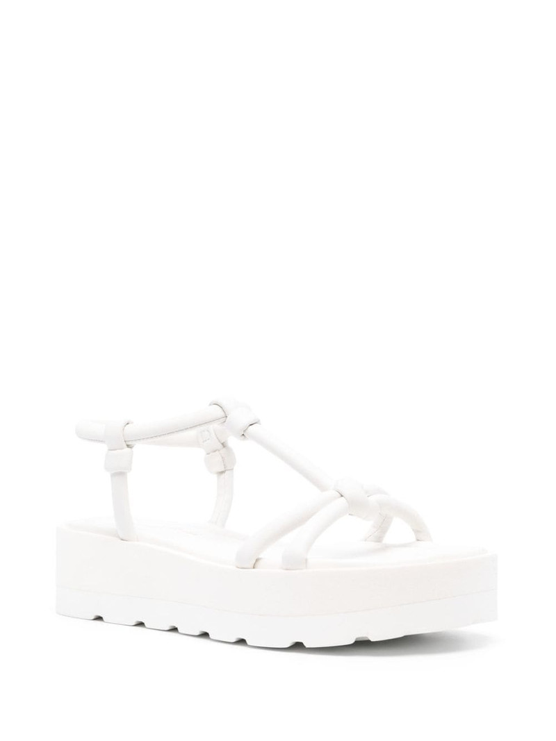 Gianvito Rossi flatform leather sandals outlook