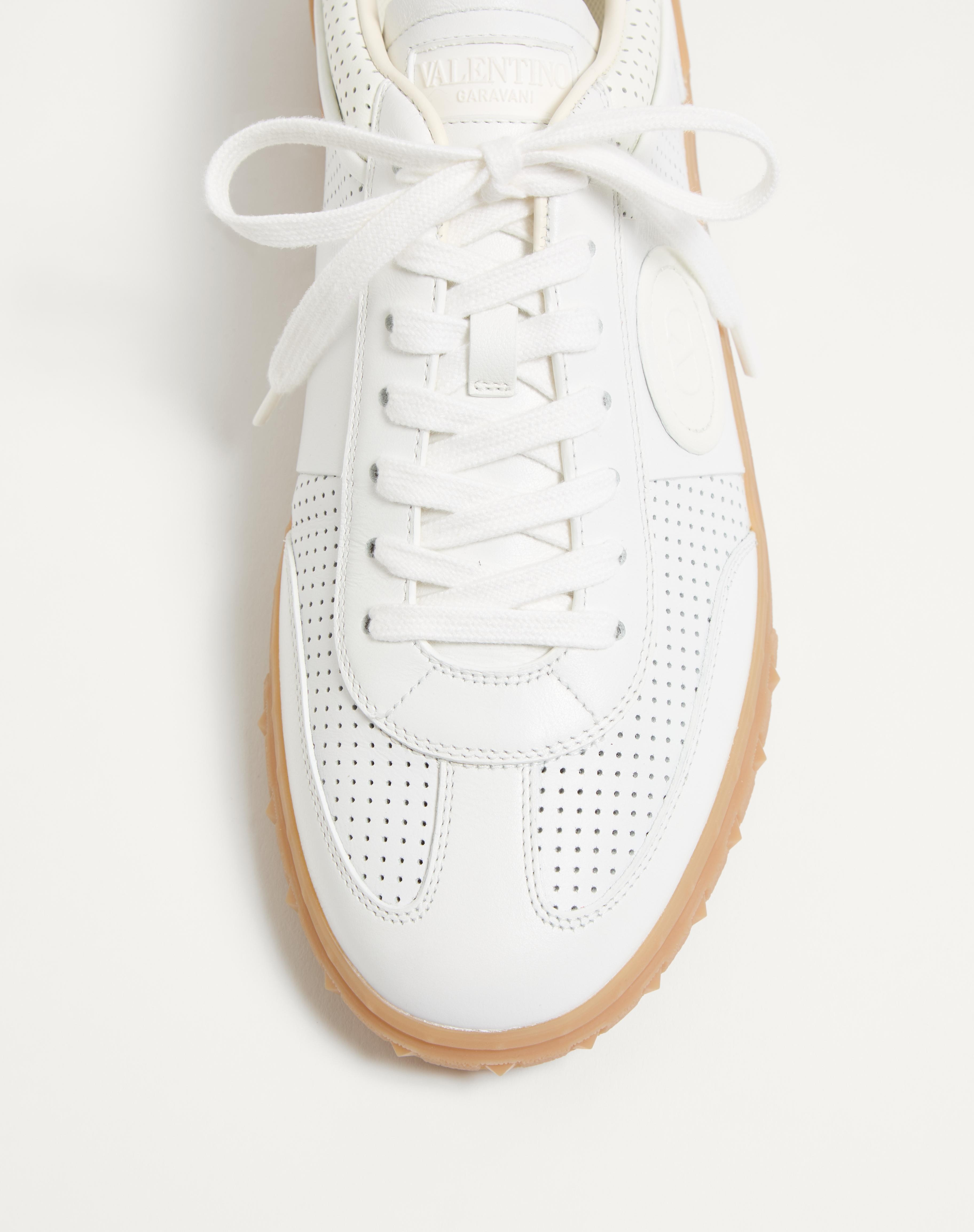 UPVILLAGE LOW-TOP SNEAKER IN PERFORATED NAPPA LEATHER - 8