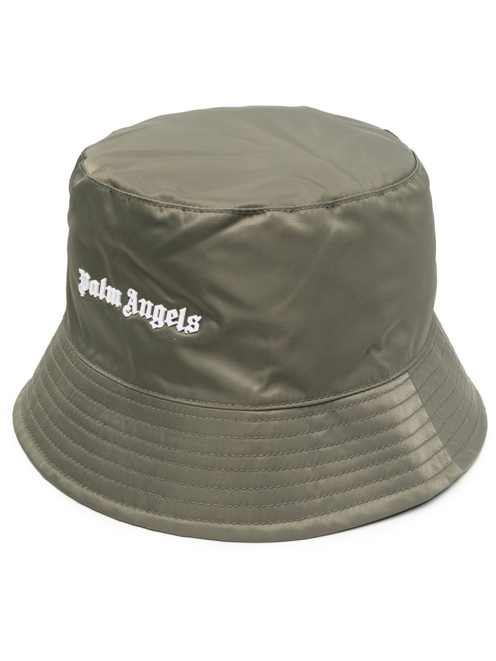 logo-lettering bucket hat - 1