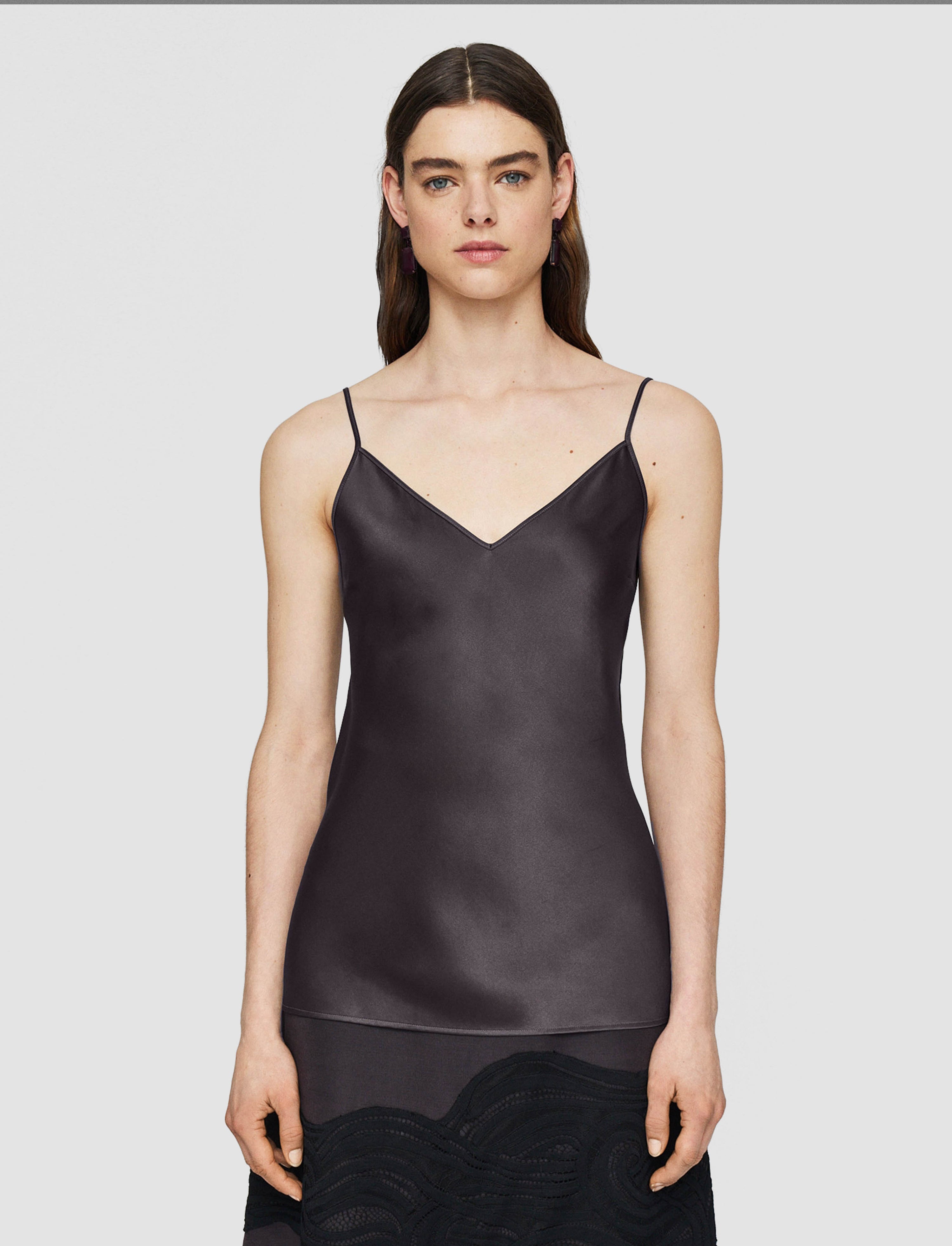 Clea Silk Satin Camisole - 3