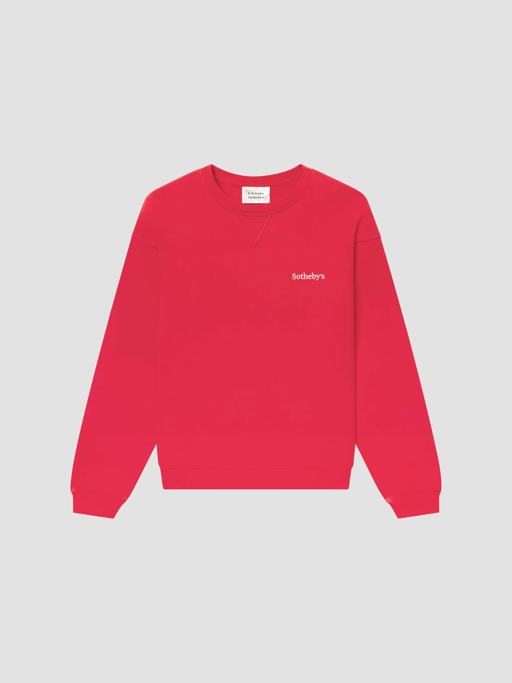 Unisex The Sotheby's Crewneck Sweatshirt - Red Washed - 1