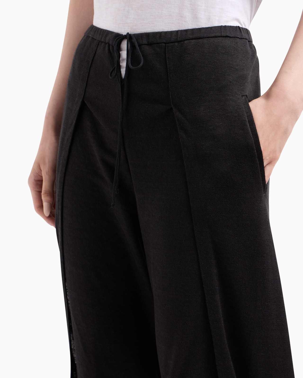 HEMP JERSEY RELAXED-FIT TROUSERS - 5