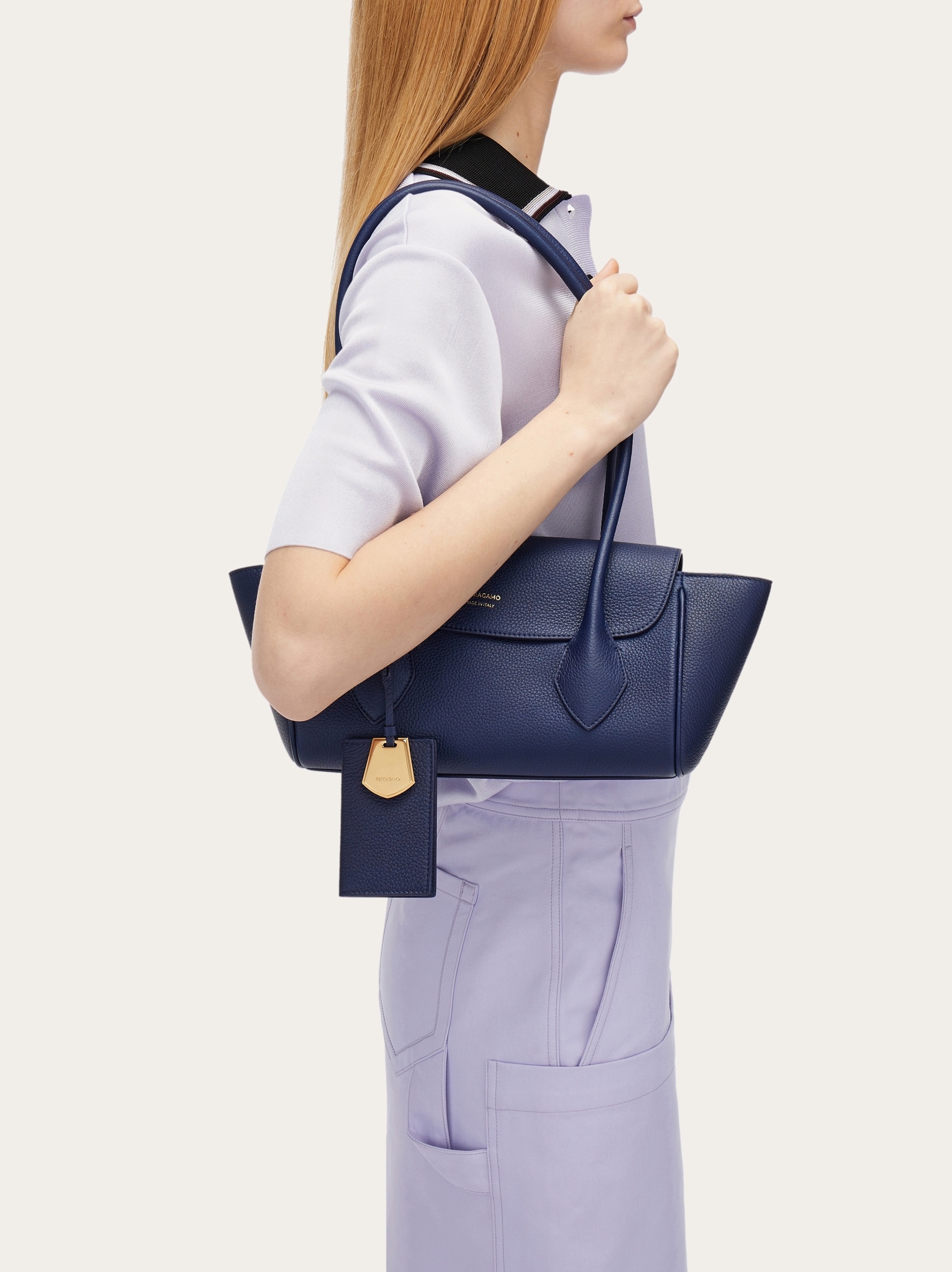 FERRAGAMO East-West tote bag (S) | REVERSIBLE
