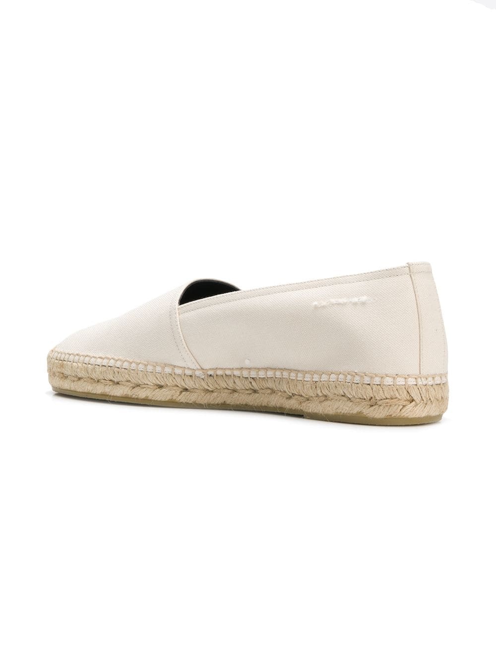 embroidered logo espadrilles - 3