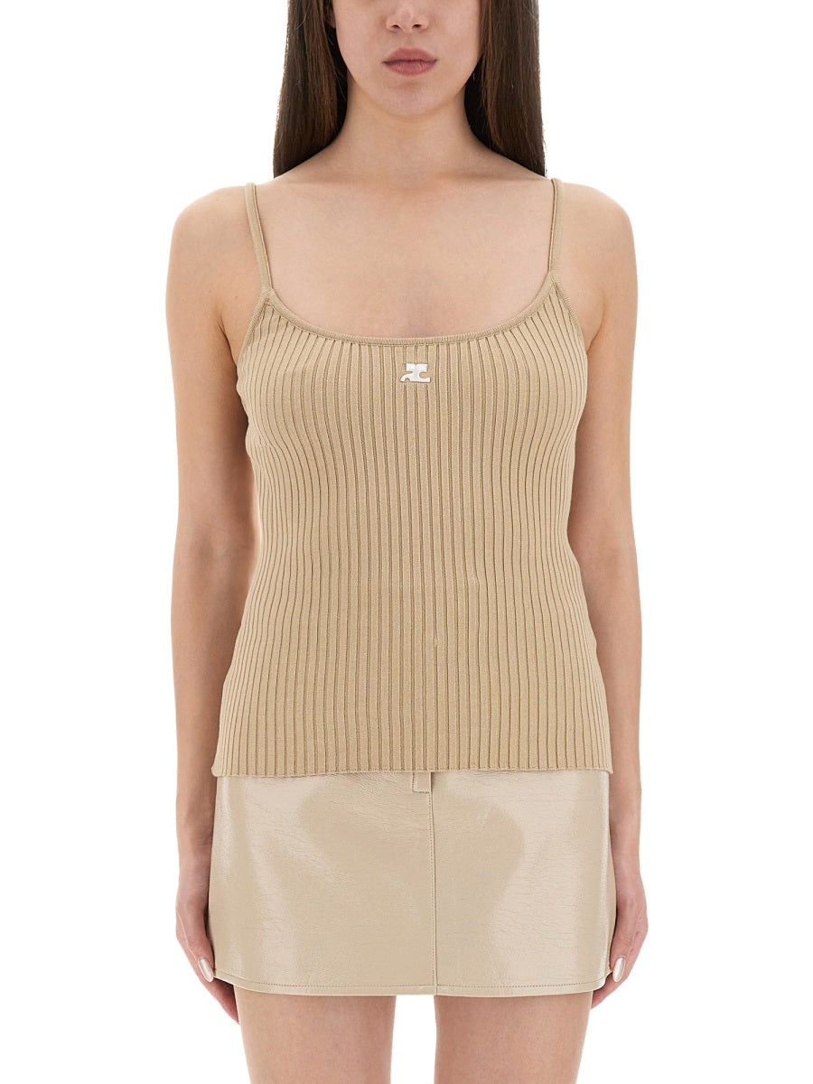 "Reedition" Knit Tank Top - 1