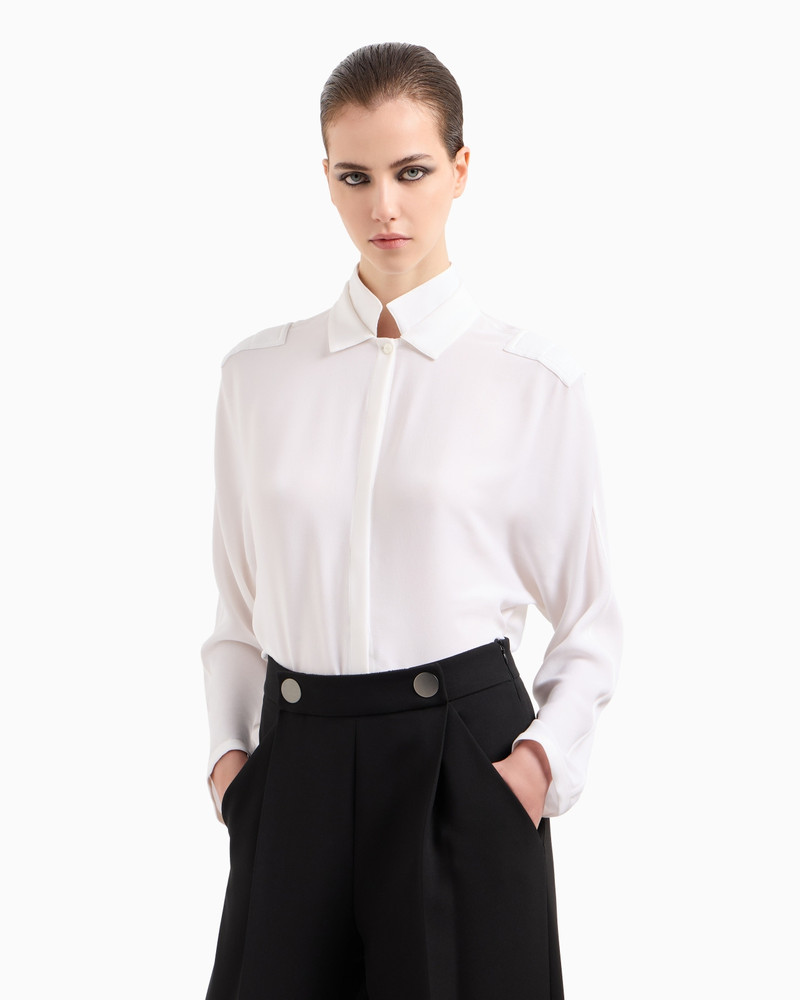 GIORGIO ARMANI TRIPLE SILK GEORGETTE SHIRT outlook