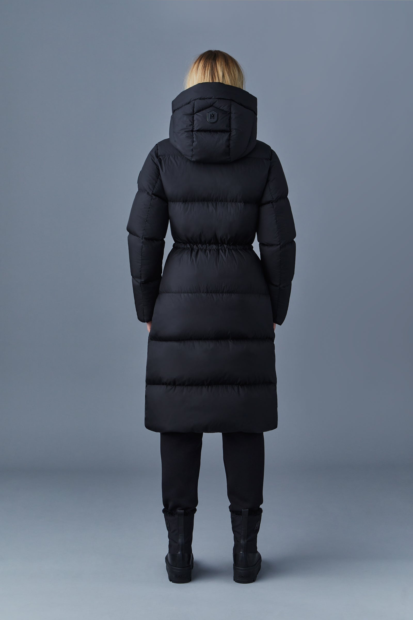 ISHANI foil shield long down coat with hood - 4