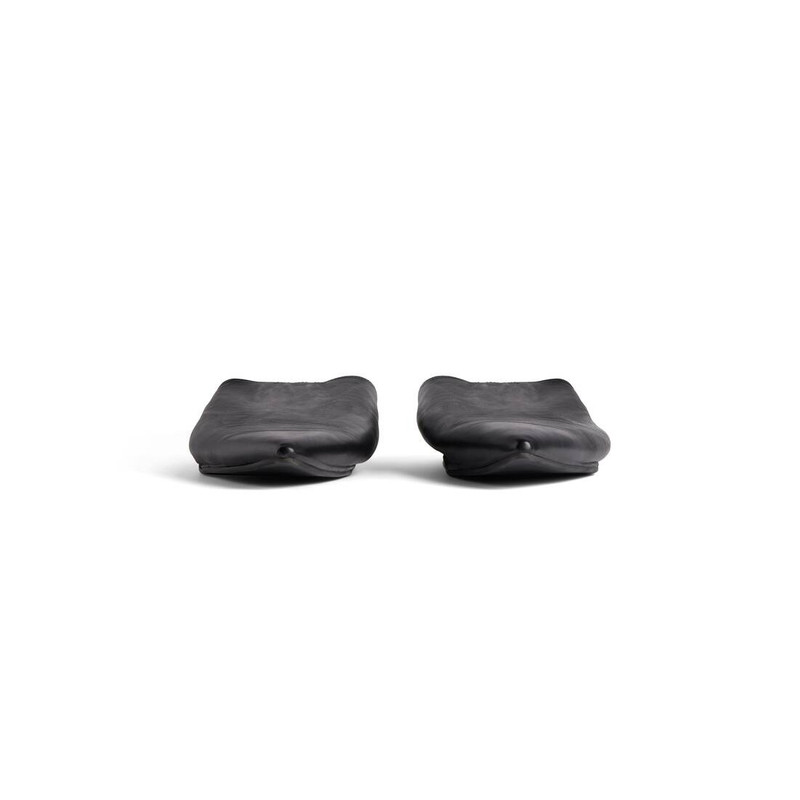 Men's Flat Mule in Black 3