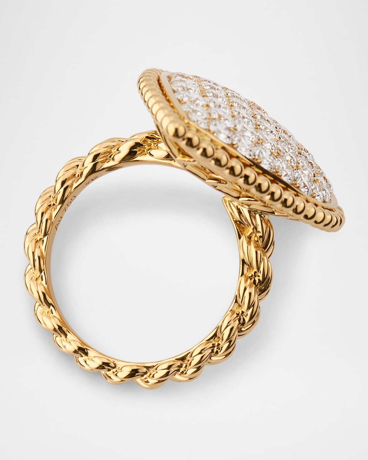 Serpent Boheme XL 18K Yellow Gold Diamond Ring - 5