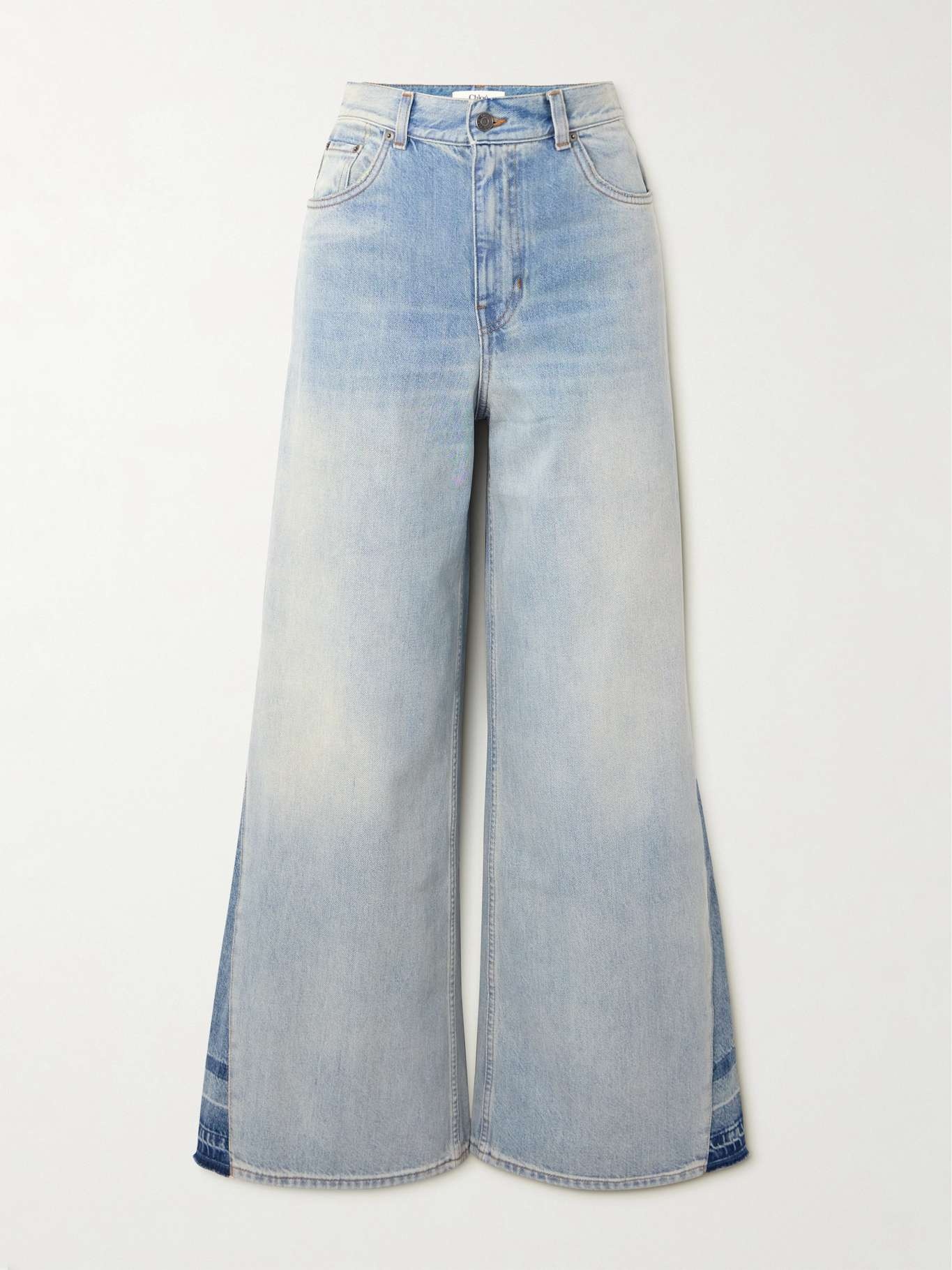 High-rise wide-leg jeans - 1