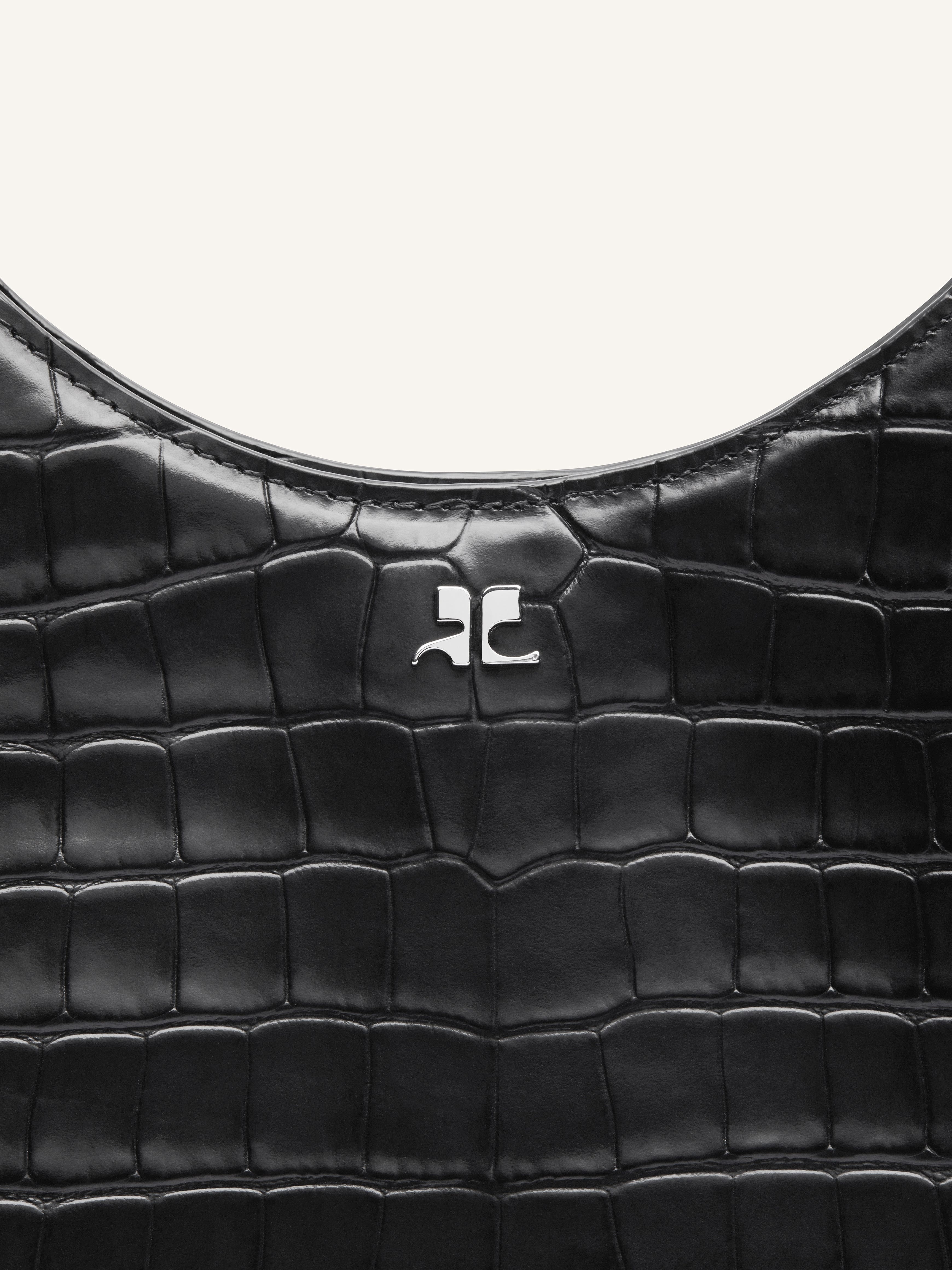 LARGE HOLY CROCO STAMPED BAG - 7