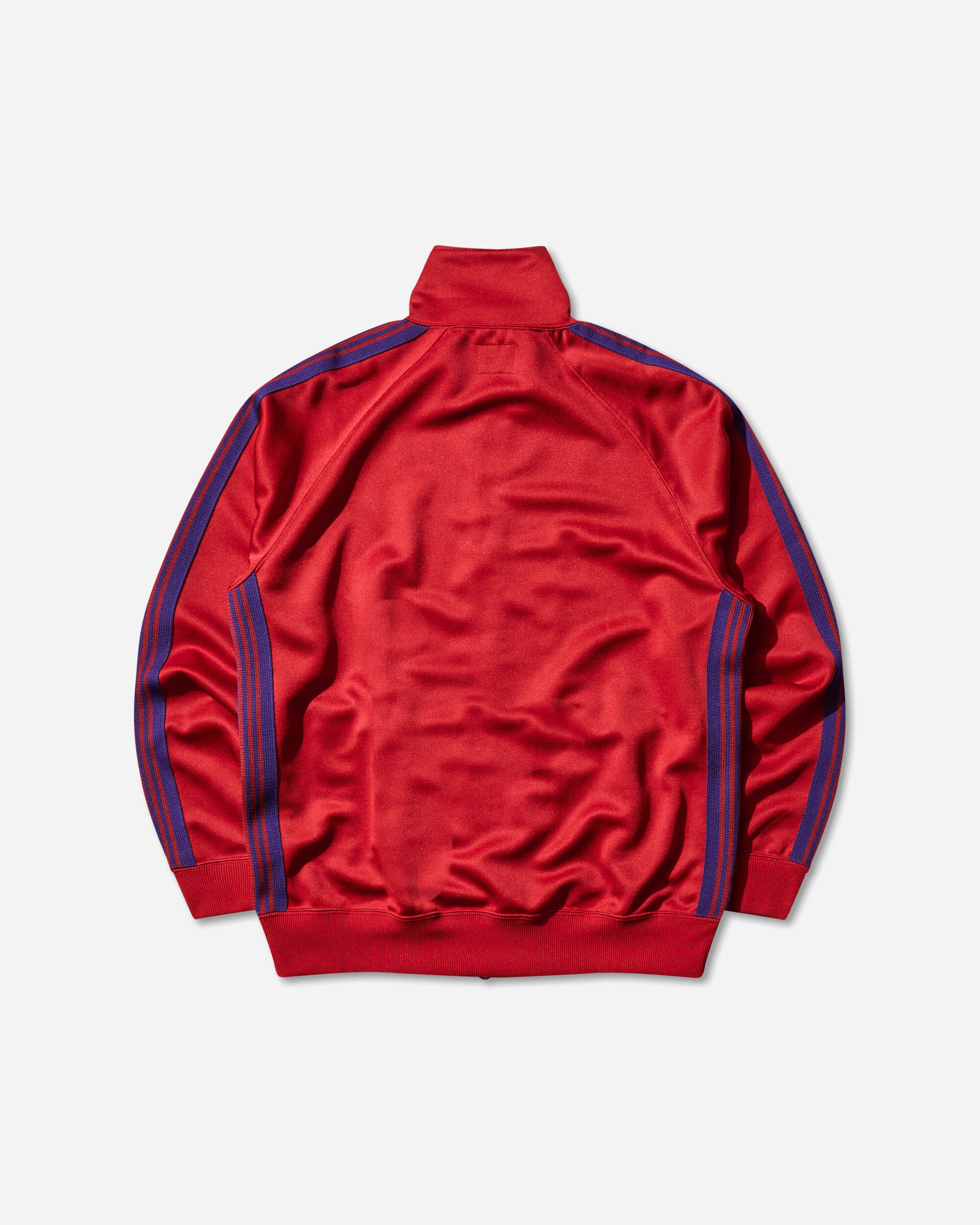 Men's Poly Smooth Track Jacket Red - 2