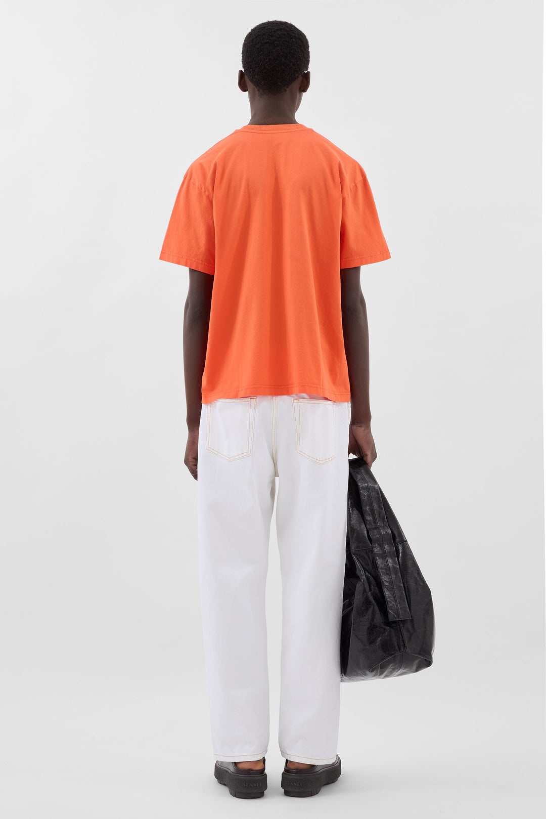 TAPERED PANTS / optical white - 4