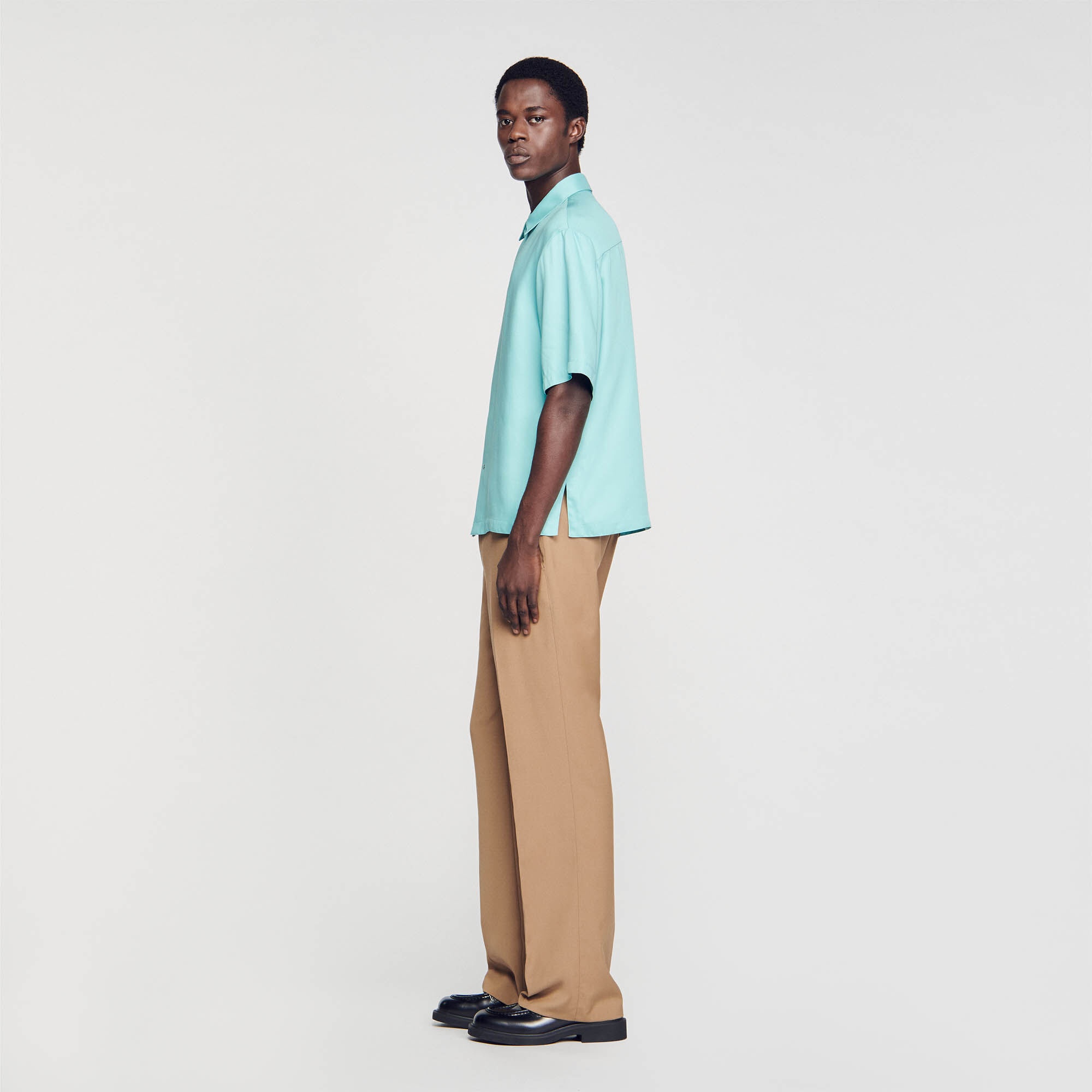 BUTTON-FRONT SHIRT - 7