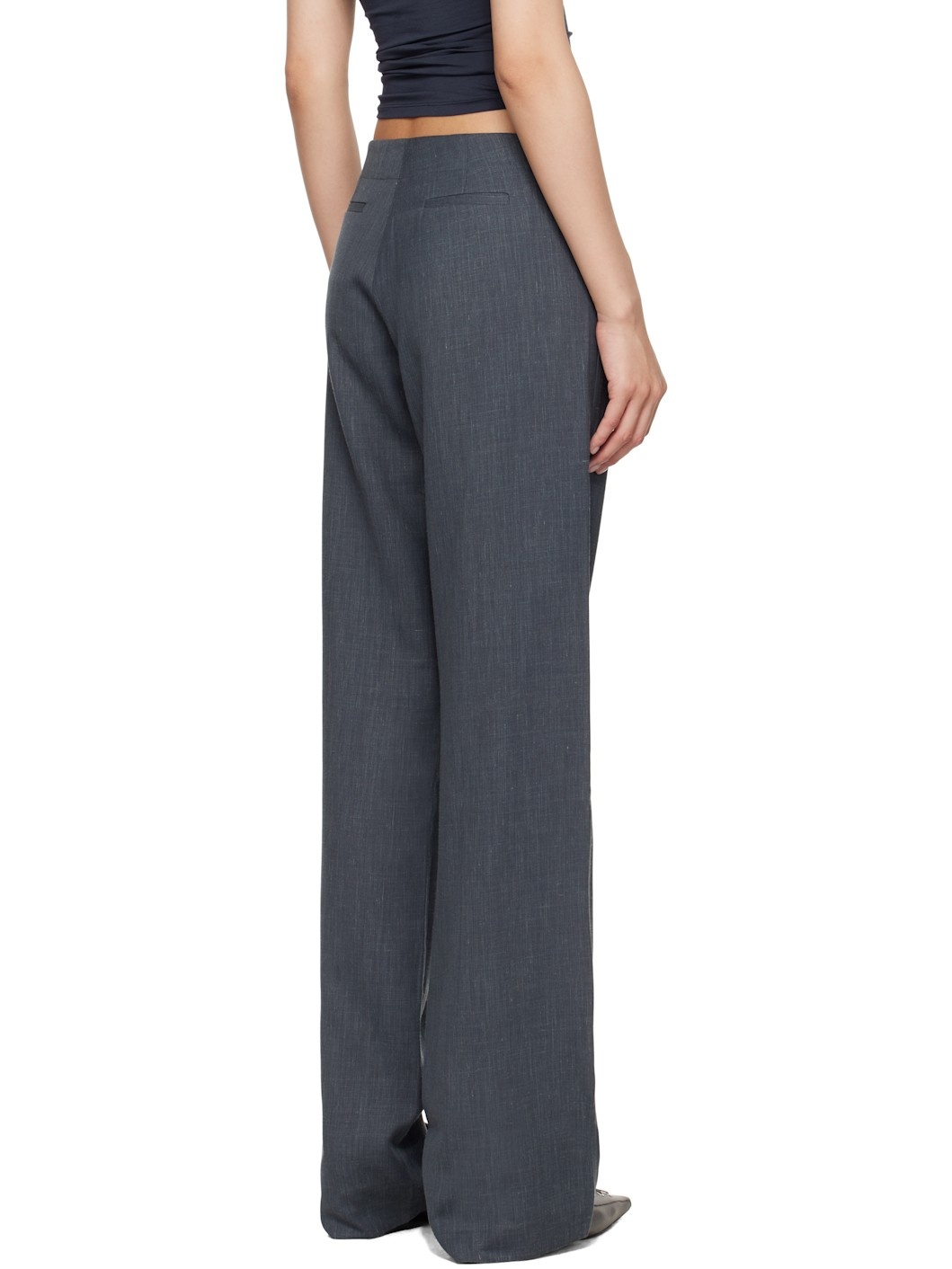 Gray Onely Trousers - 3