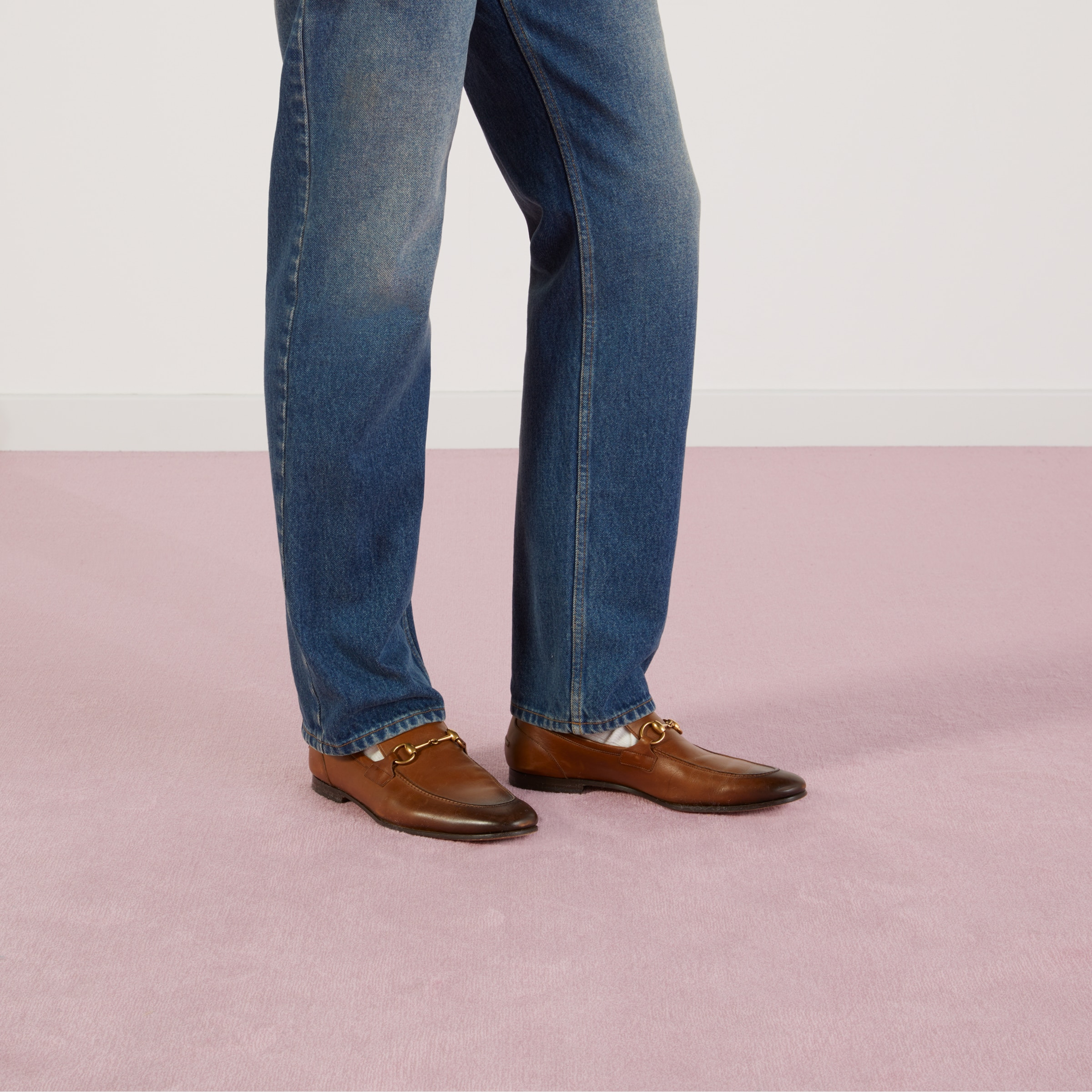 Gucci Jordaan leather loafer - 3