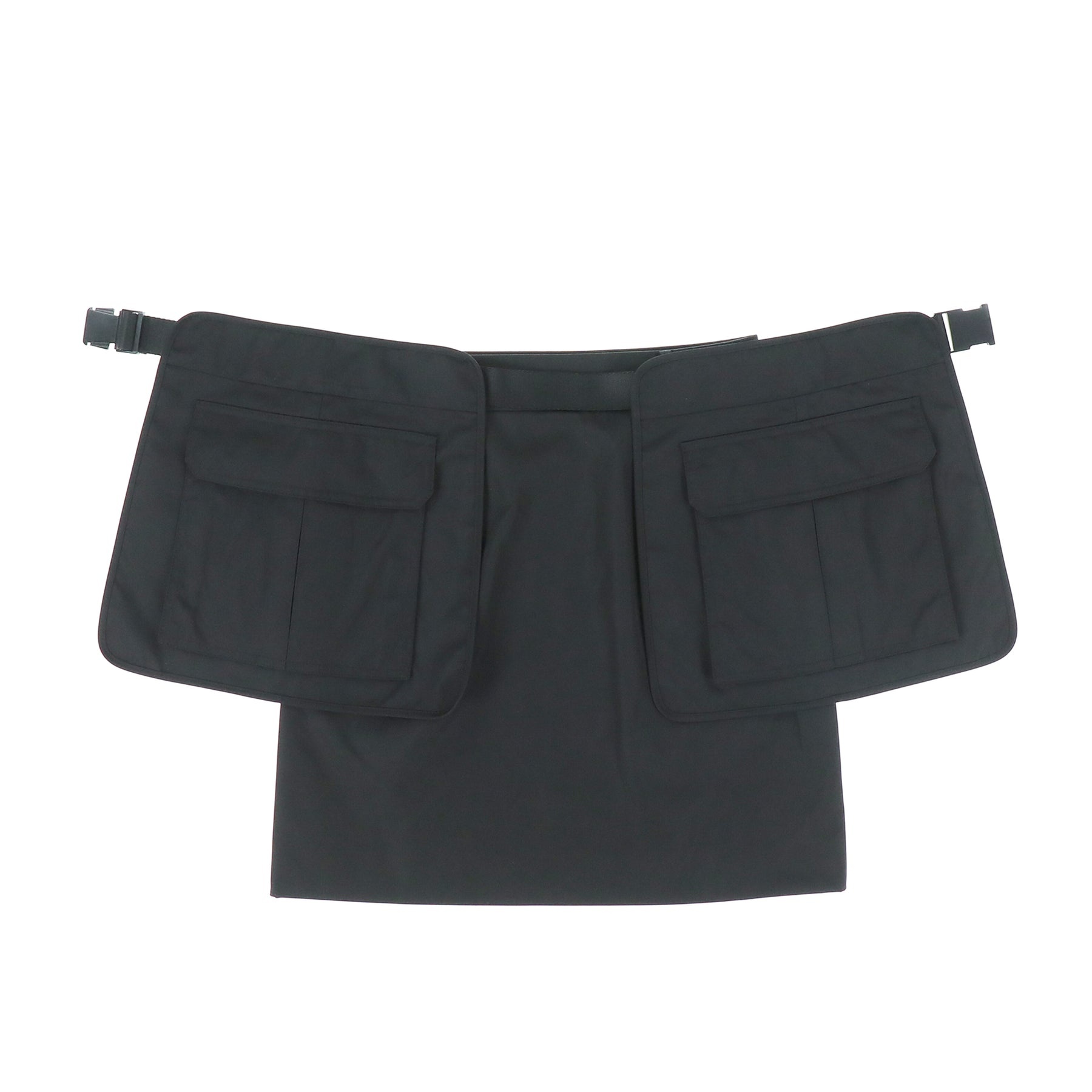 MINI SKIRT WITH UTILITY BELT BAG / BLK - 3