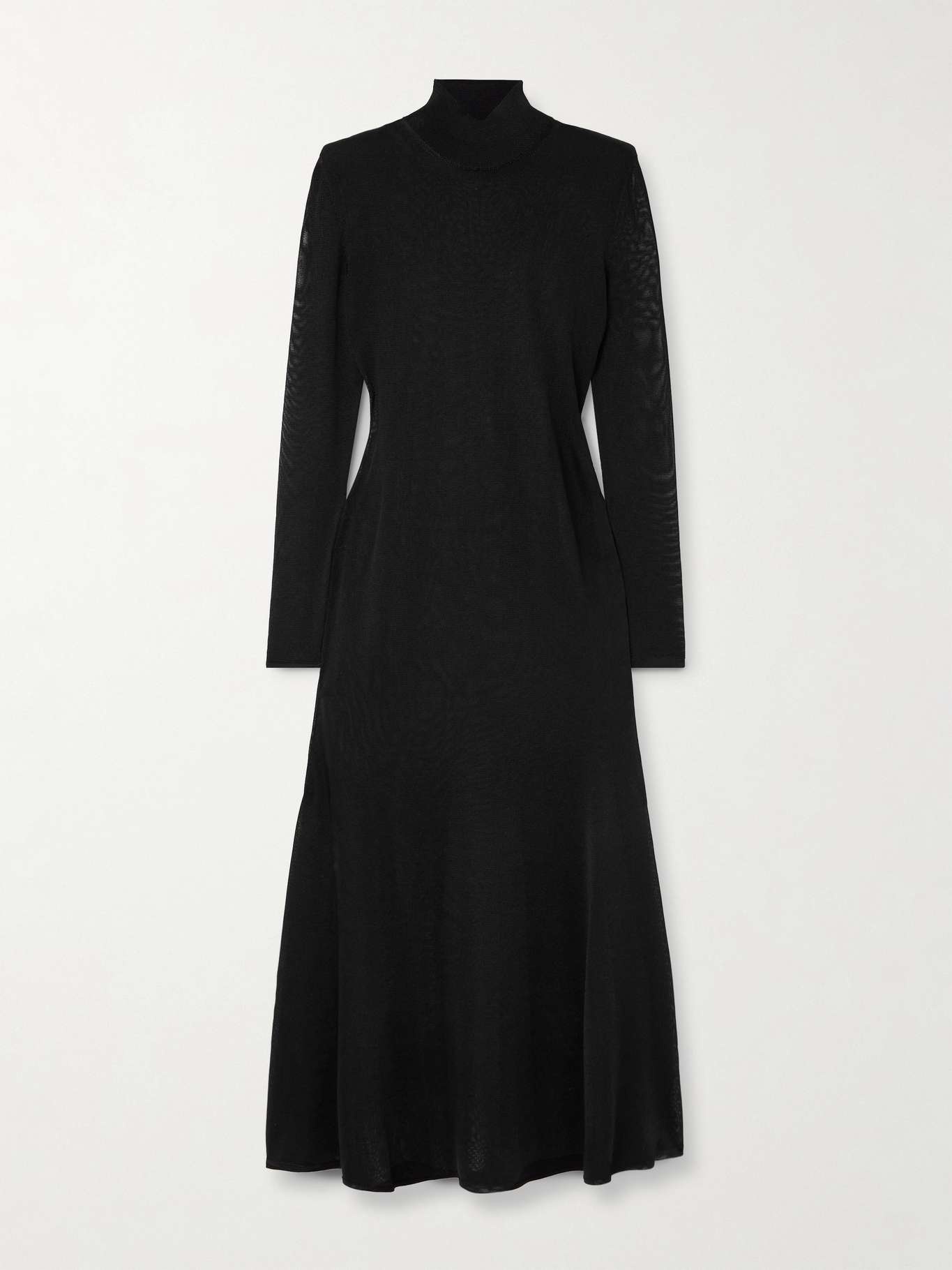 Jersey turtleneck gown - 1