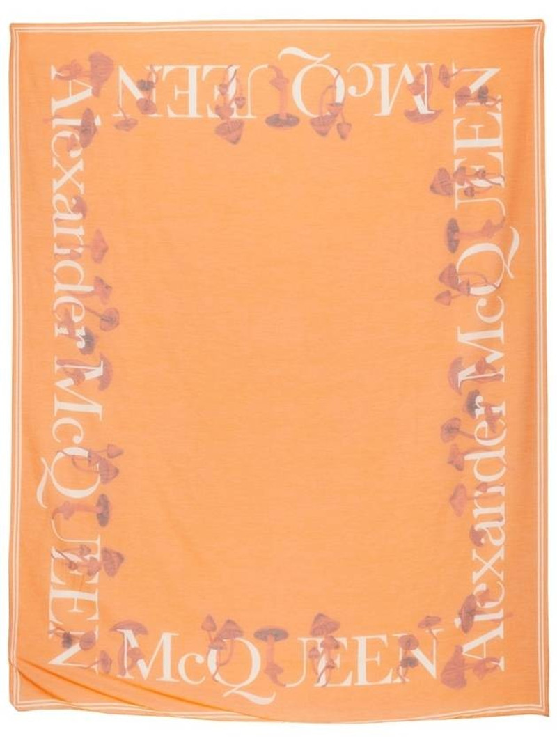 Alexander McQueen MUSHROOM SCARF 718580 3624Q 7574 outlook