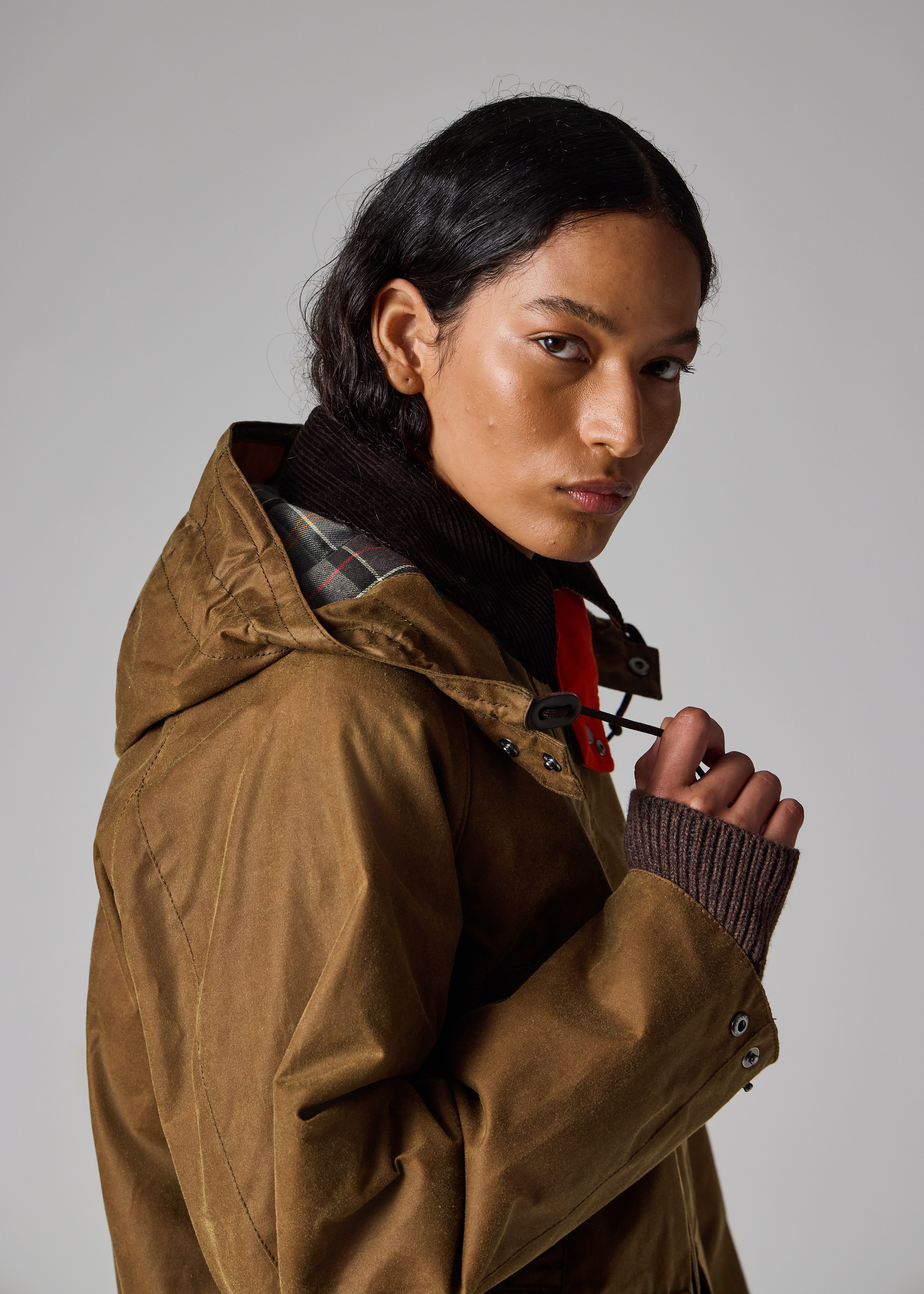 Paul Smith loves Barbour - Tan Waxed Hood - 10