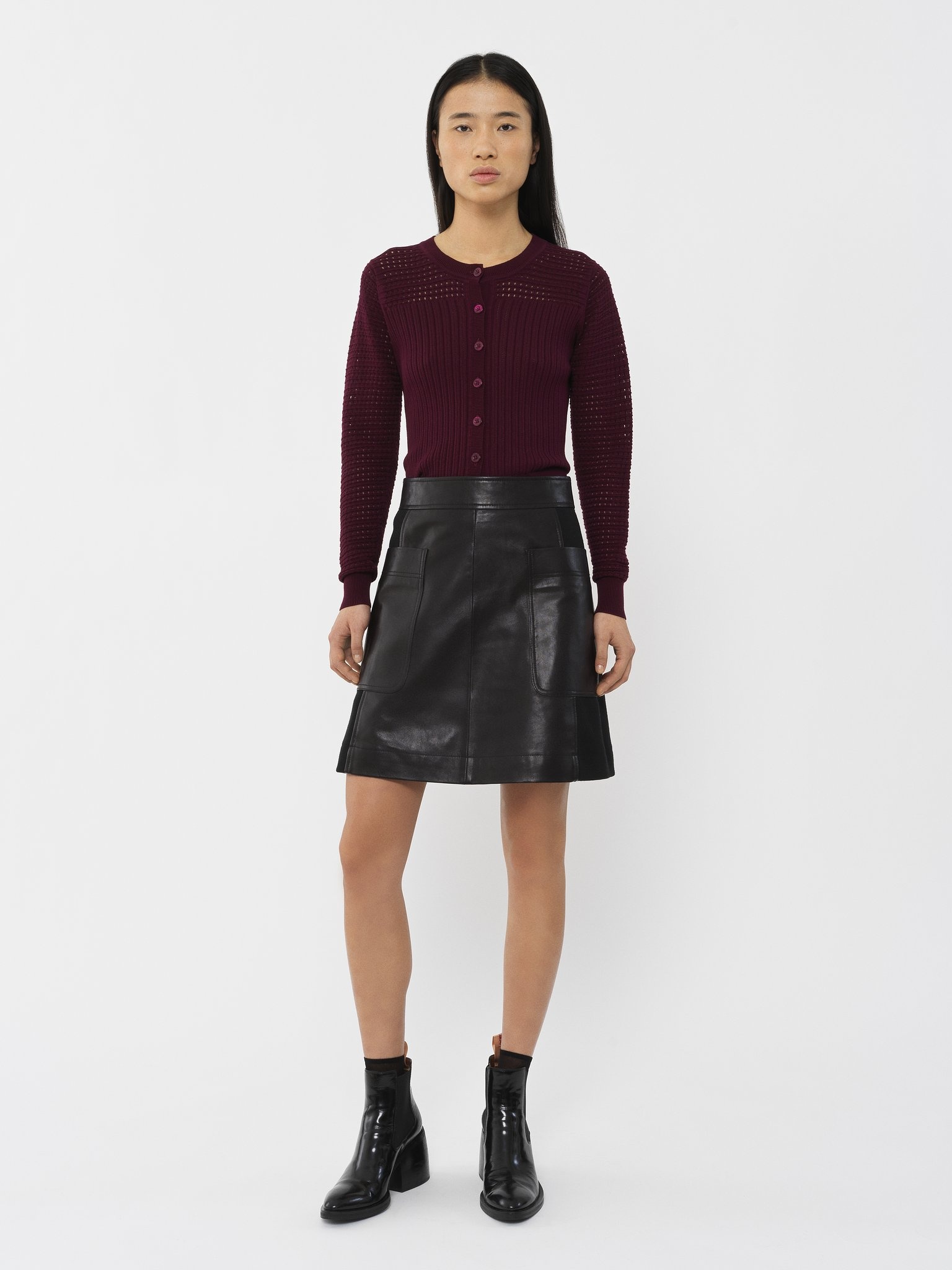 OPEN-STITCH CARDIGAN - 7