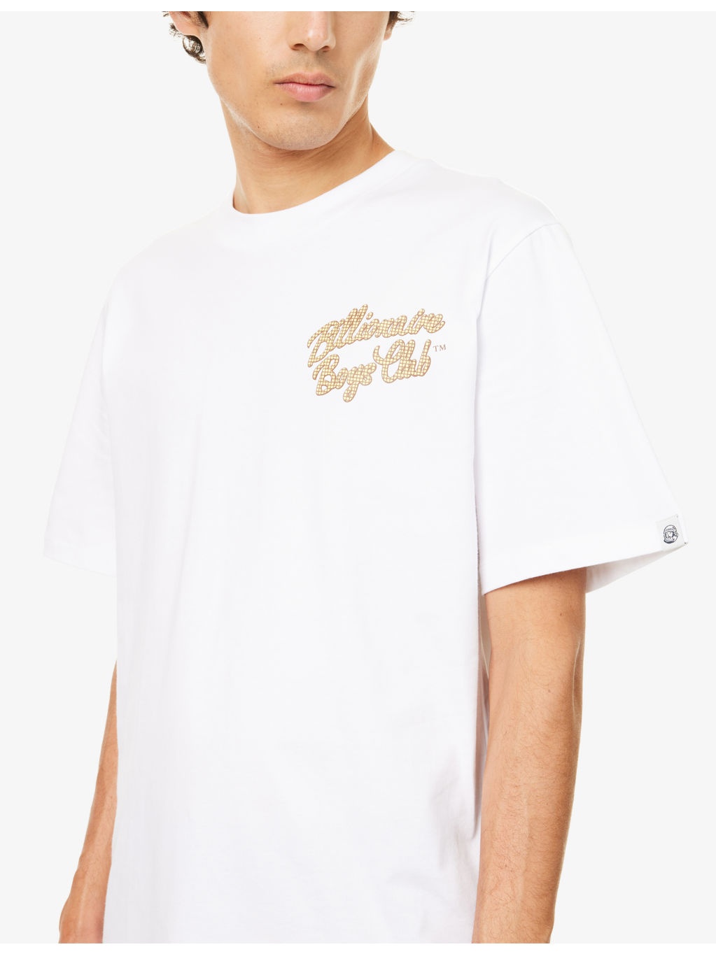 Script Logo Crewneck Cotton-Jersey T-Shirt - 5