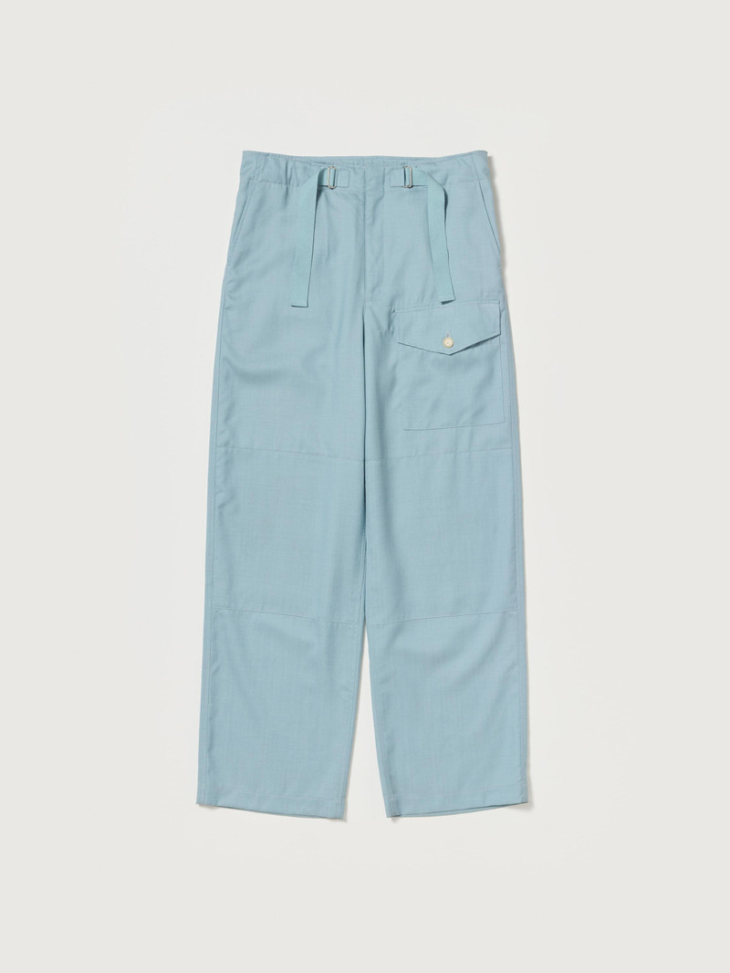 WOOL HERRINGBONE CARGO PANTS 1