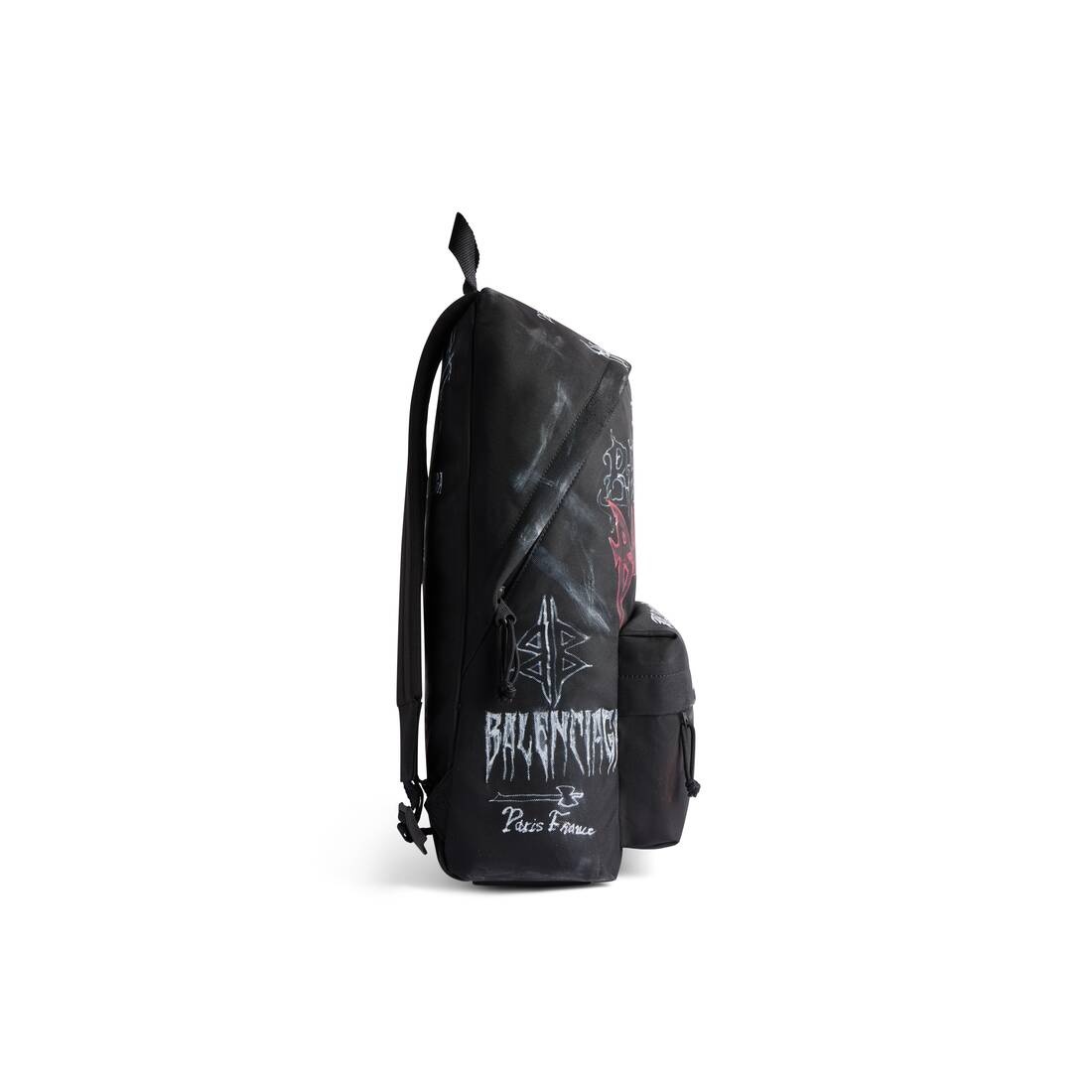 Men's Explorer Backpack Diy Metal Allover in Black - 3