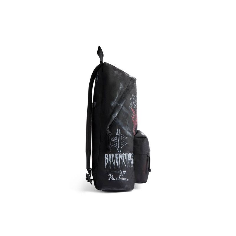 Men's Explorer Backpack Diy Metal Allover in Black 3