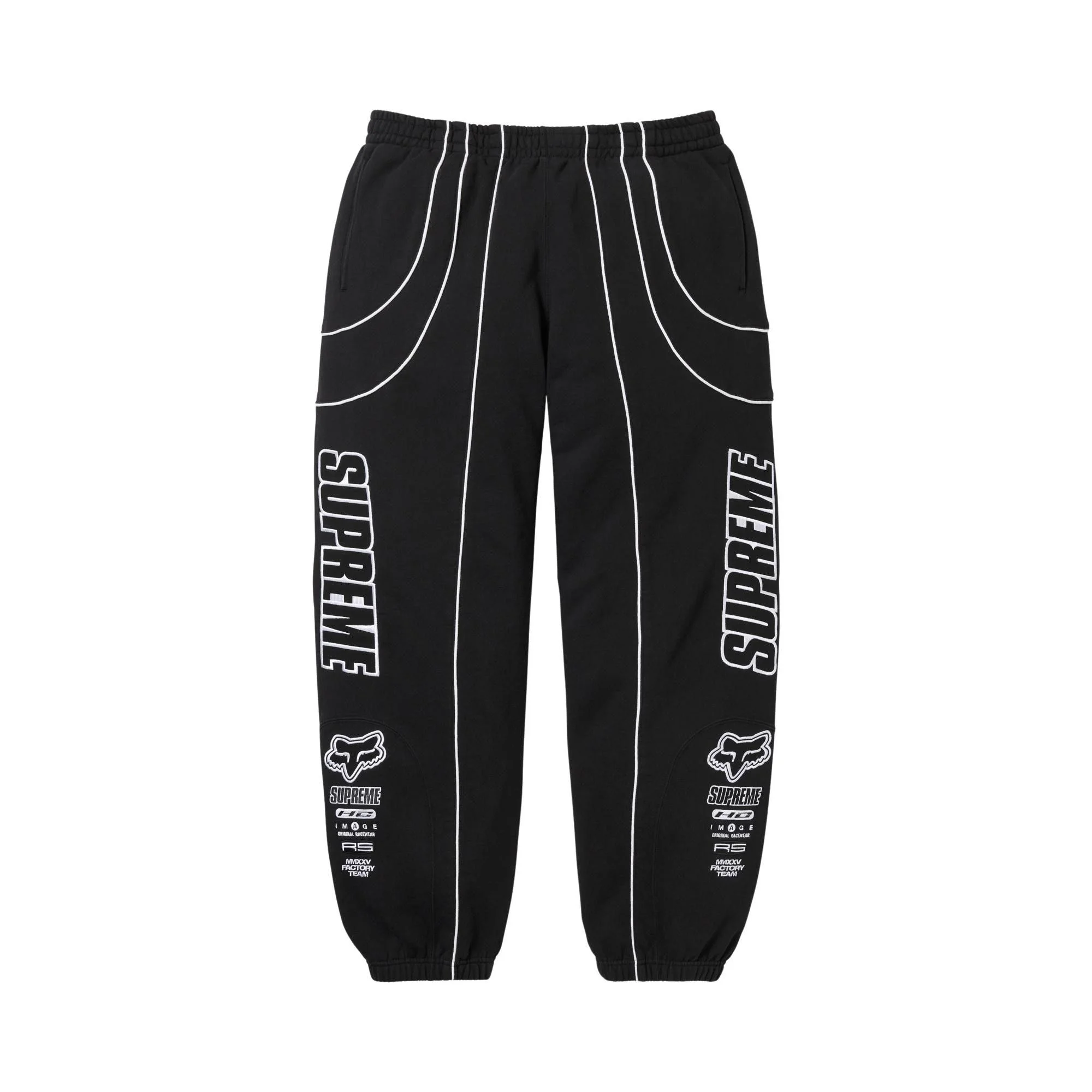 Supreme x Fox Racing Sweatpant 'Black' - 1