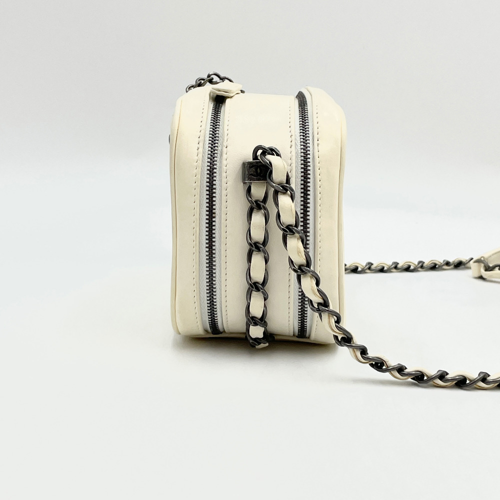 Chanel No. 20 Ivory Coco Boy Camera Chain Crossbody Bag - 4
