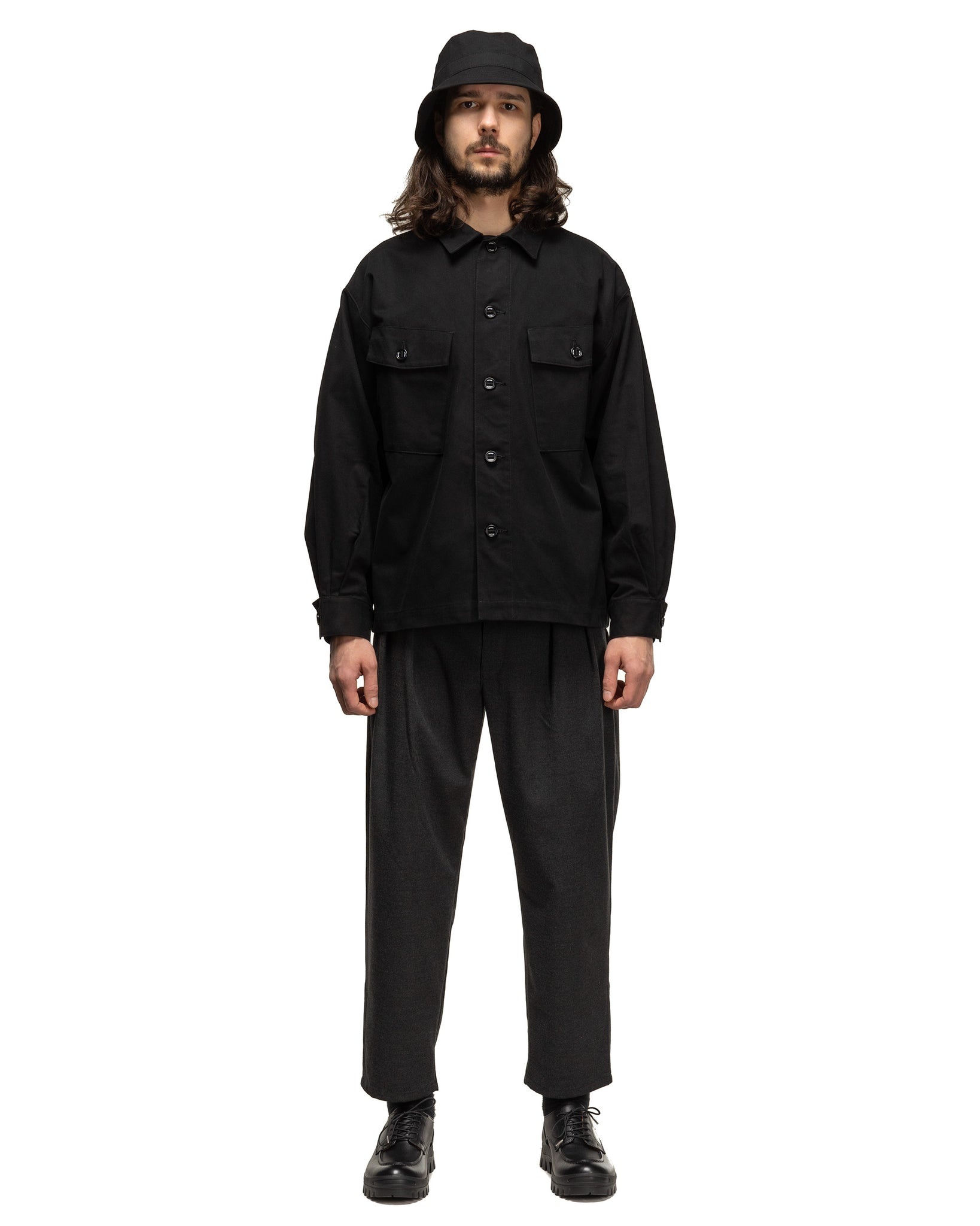 WTAPS CBW / LS / Cotton. Twill Black | REVERSIBLE