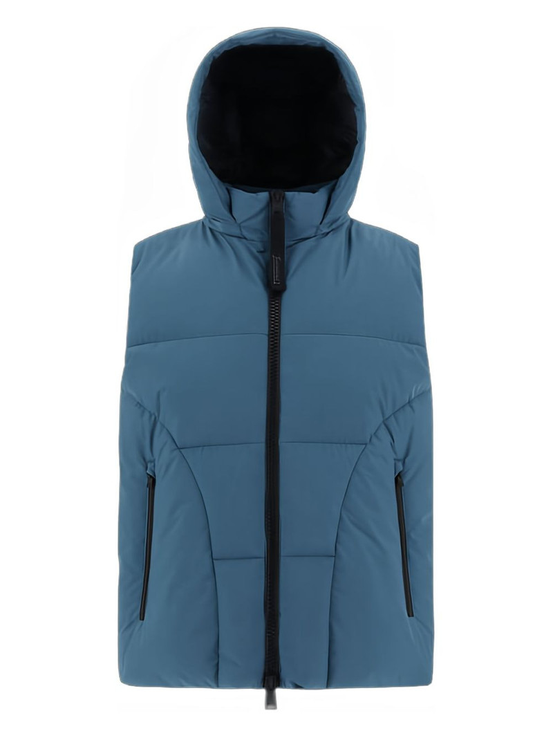 hooded zip gilet 1