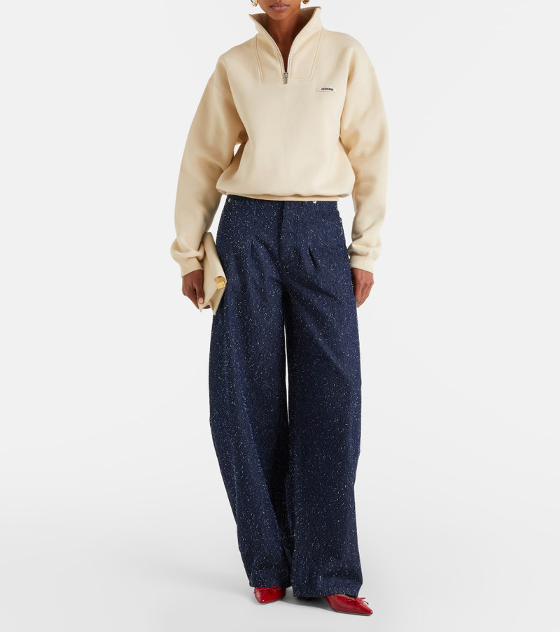 JACQUEMUS Logo barrel-leg jeans outlook