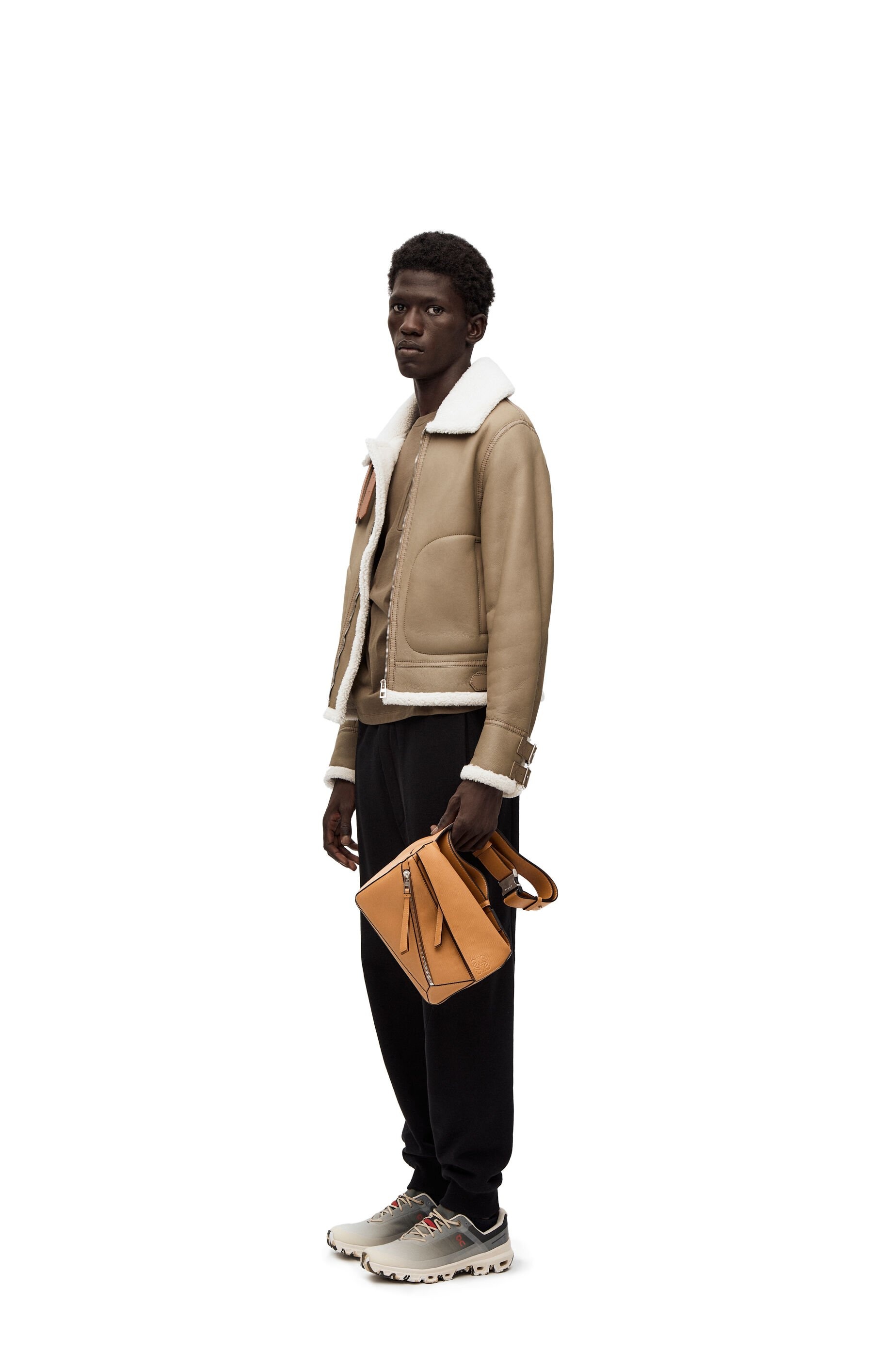 Small Puzzle bumbag in diamond calfskin - 2