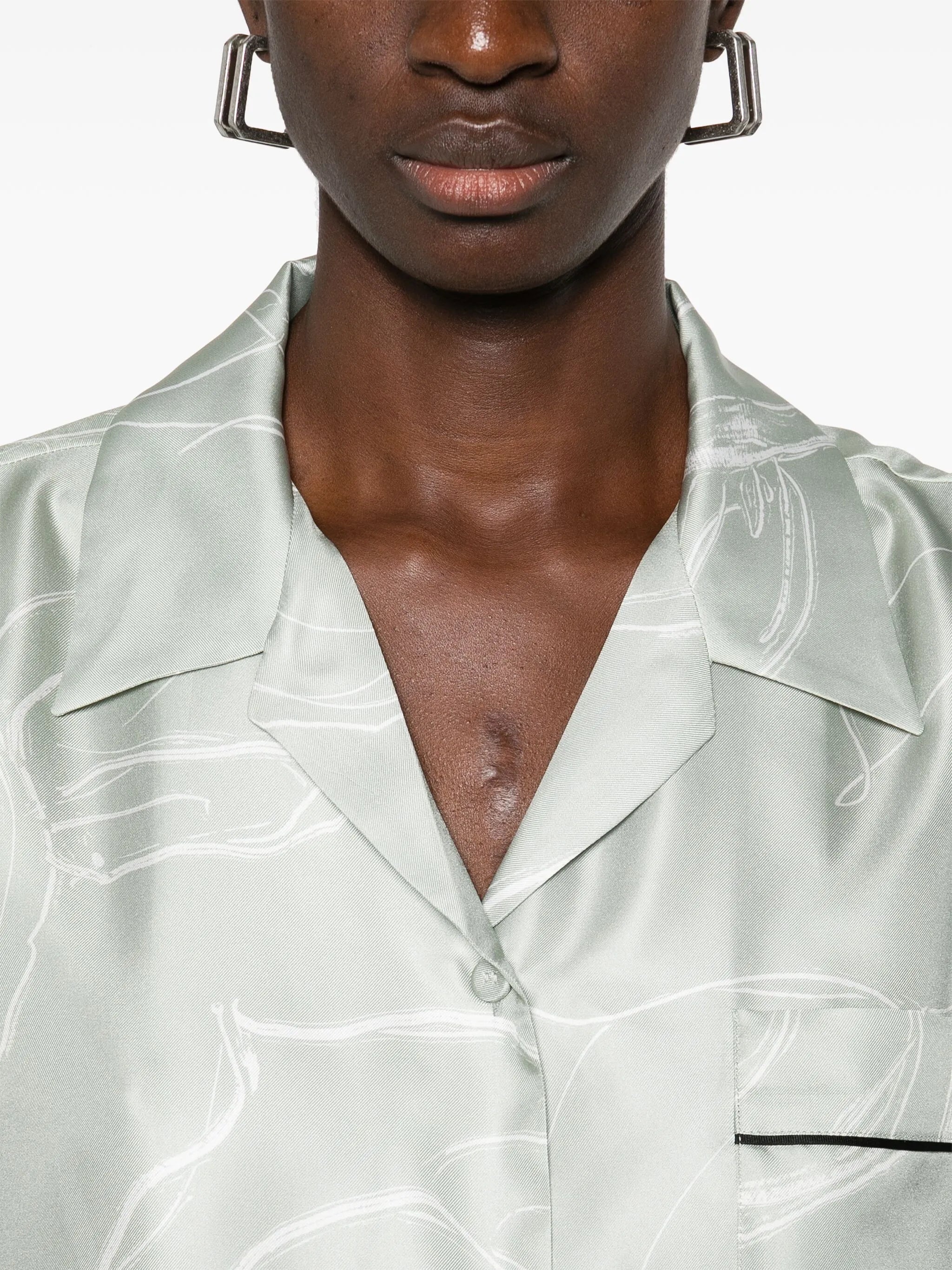 Printed Silk Shirt - 2