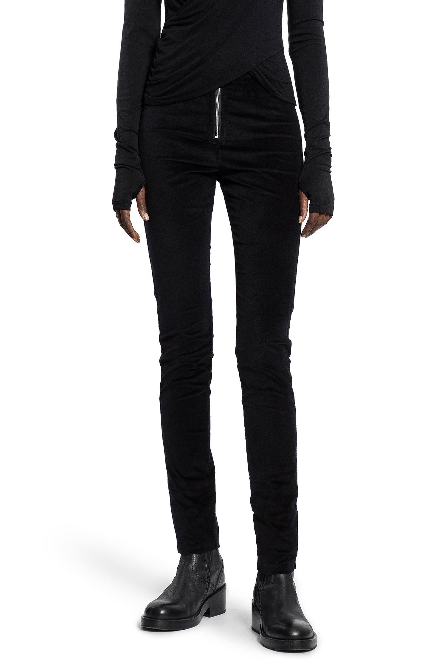 Slim-Trousers-In-Velvet - 6