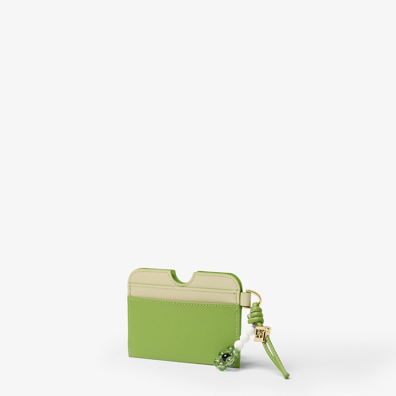 FF Diamonds Card Case Green leather card case 3