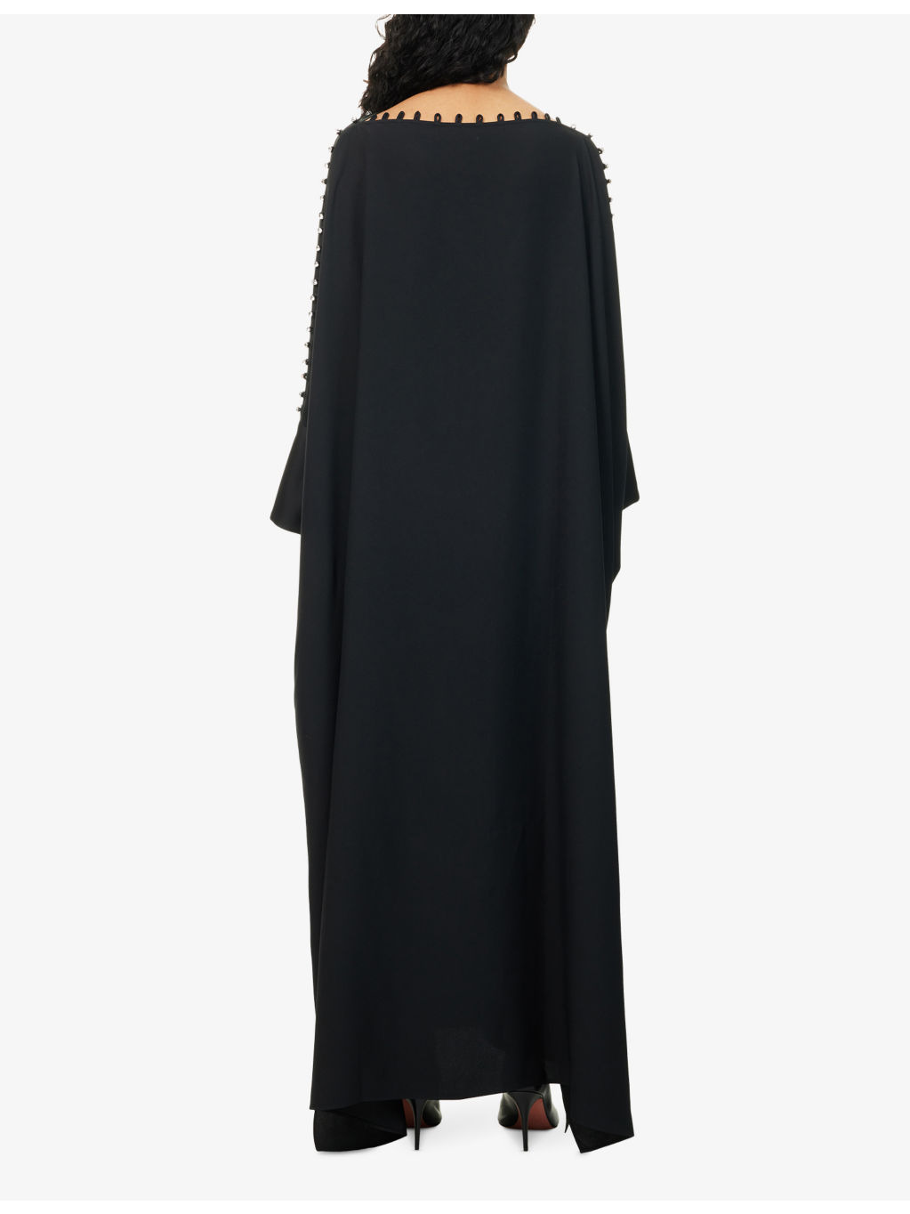 Mila Off-The Shoulder Woven Kaftan - 4
